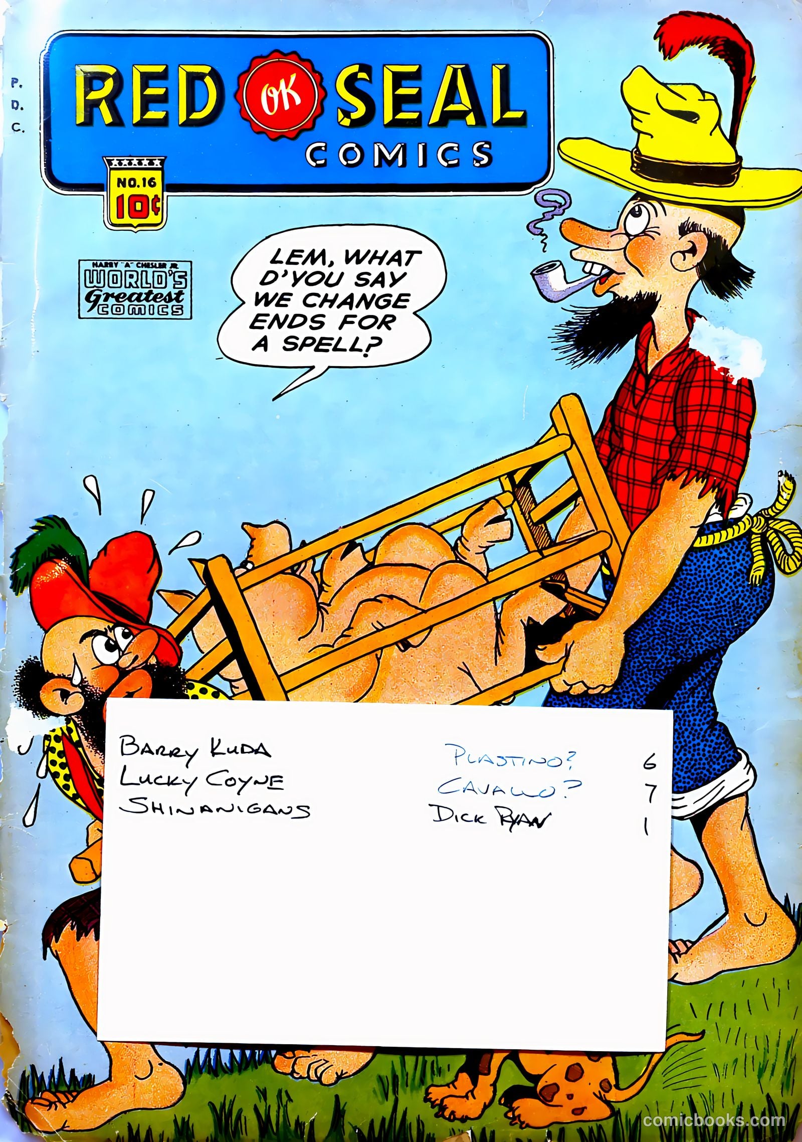 Red Seal Comics #16 — page 56 of 56