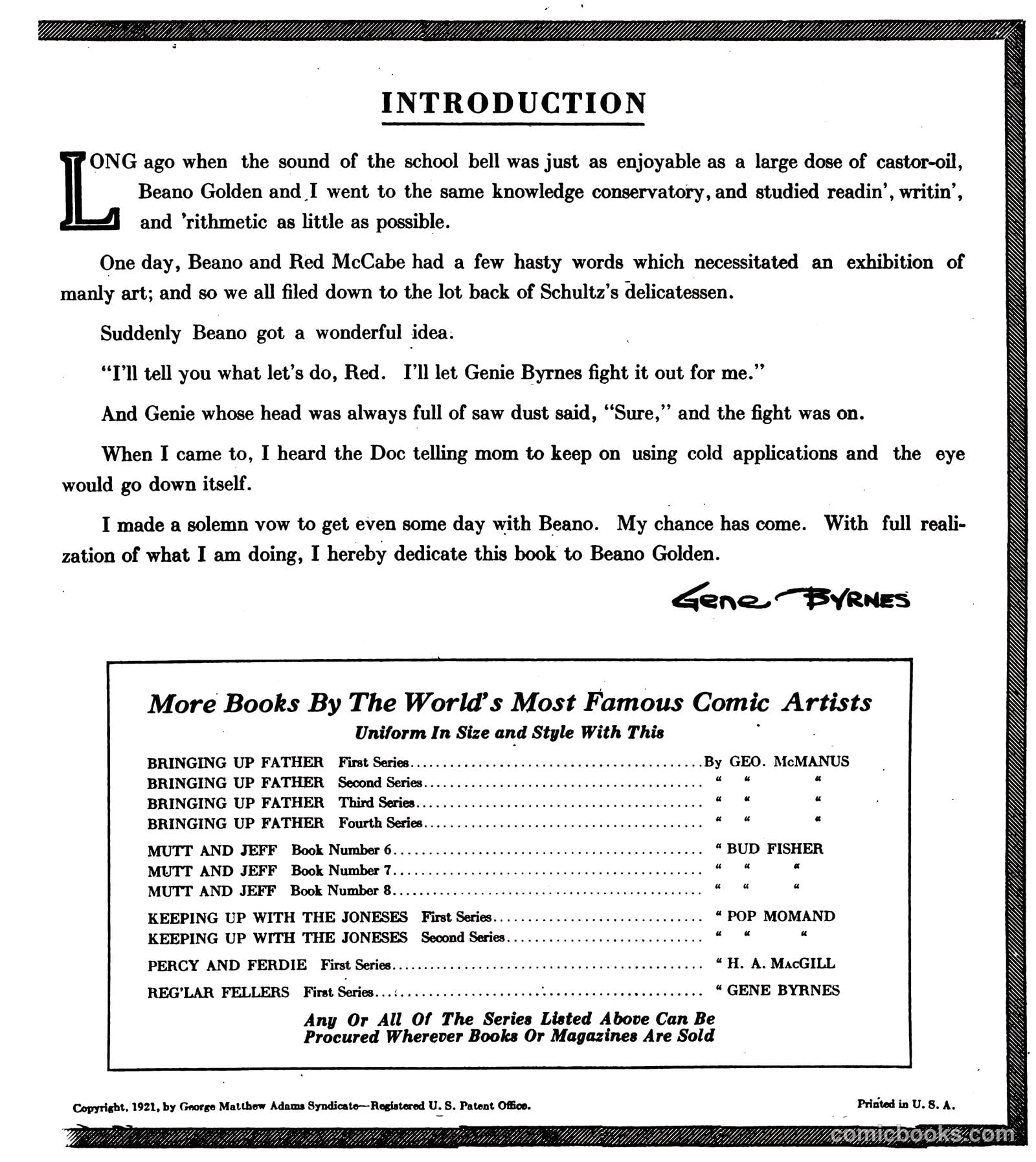 Reg'lar Fellers #1 — page 4 of 52