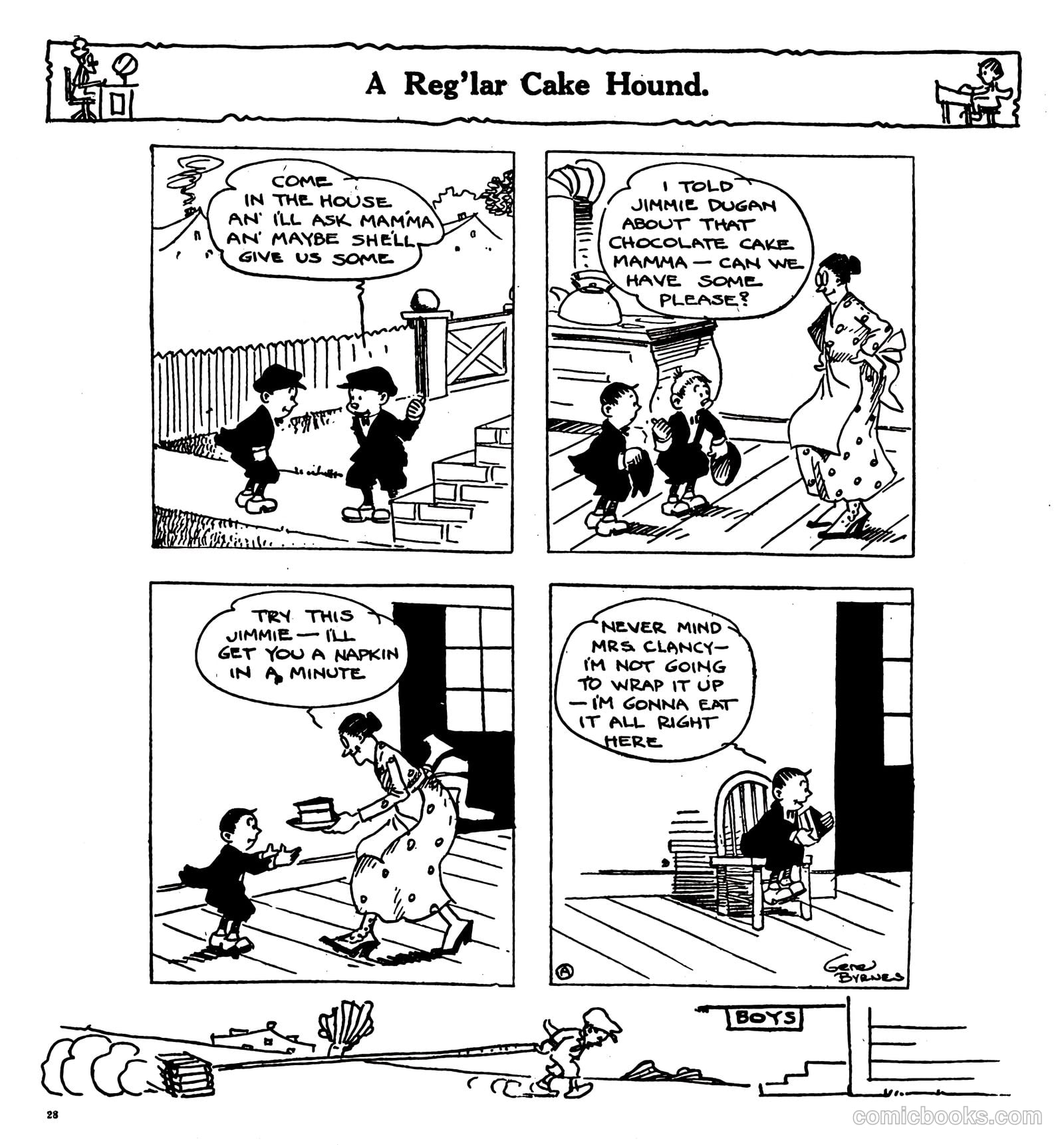 Reg'lar Fellers #1 — page 30 of 52