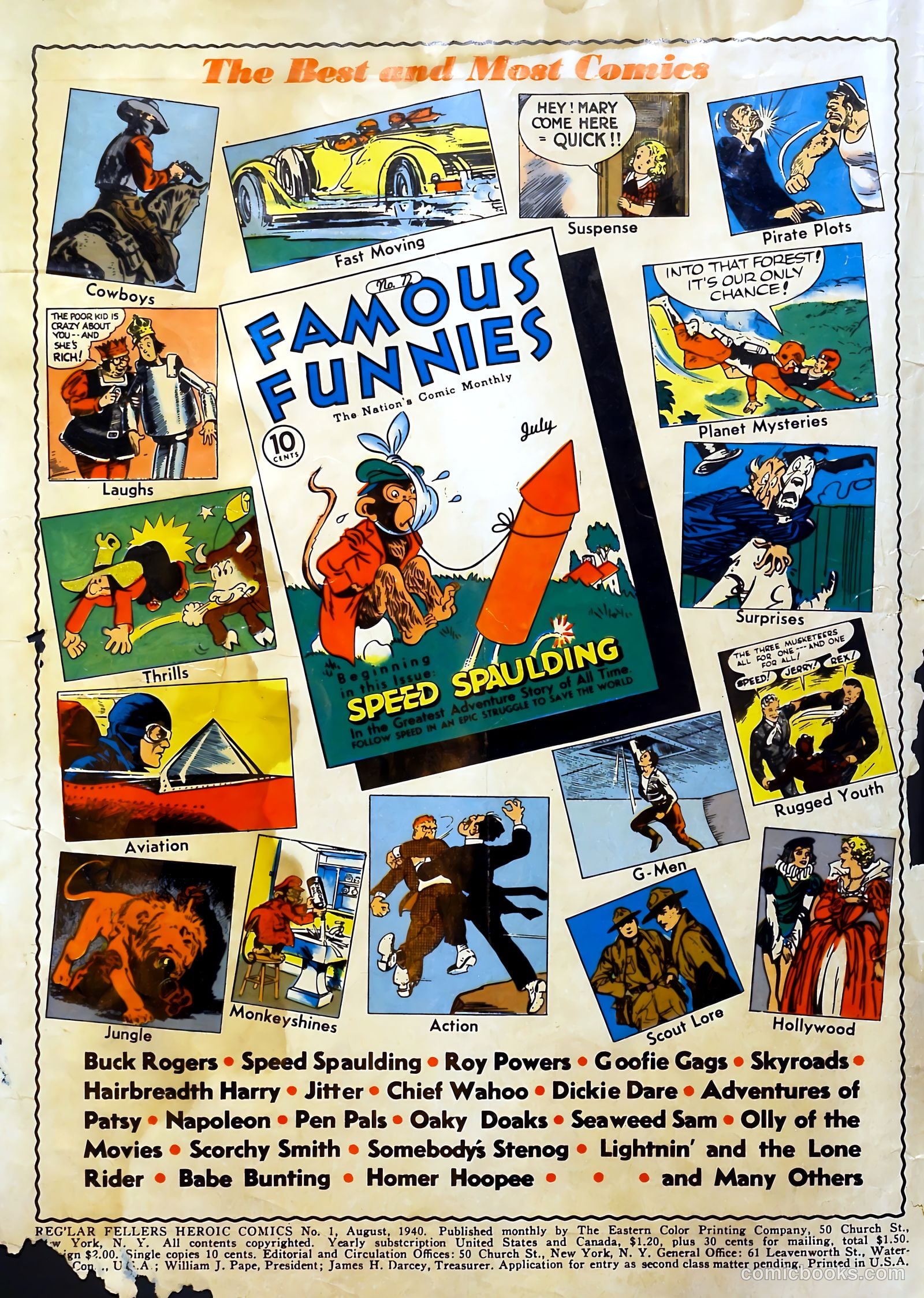 Reg'lar Fellers Heroic Comics #1 — page 3 of 71