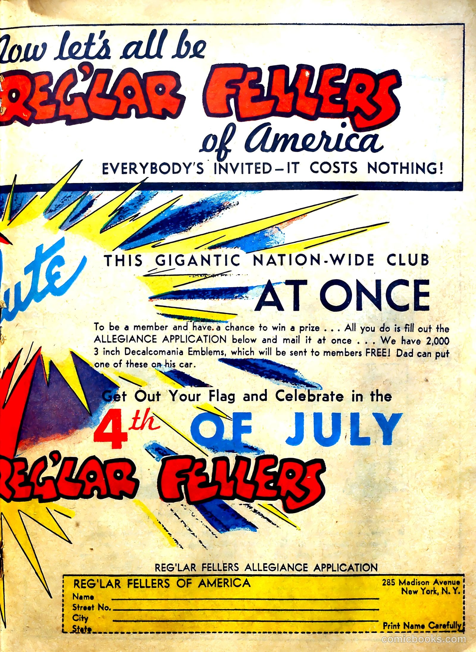 Reg'lar Fellers Heroic Comics #1 — page 36 of 71