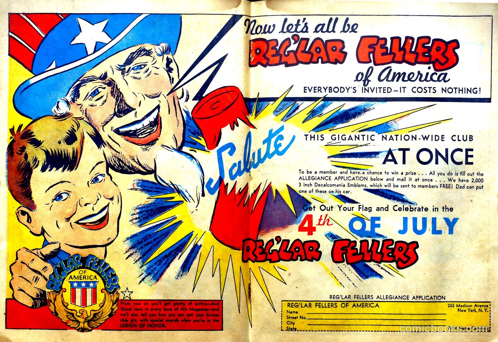 Reg'lar Fellers Heroic Comics #1 — page 71 of 71