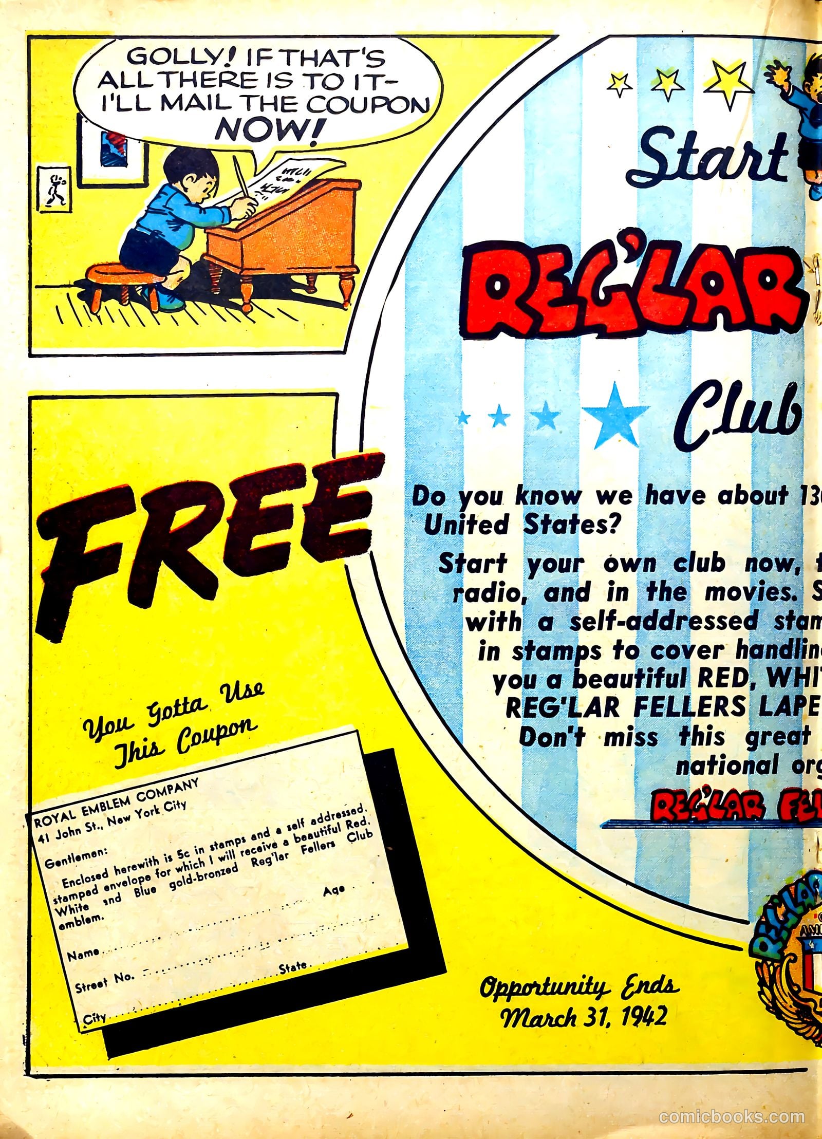 Reg'lar Fellers Heroic Comics #11 — page 34 of 70