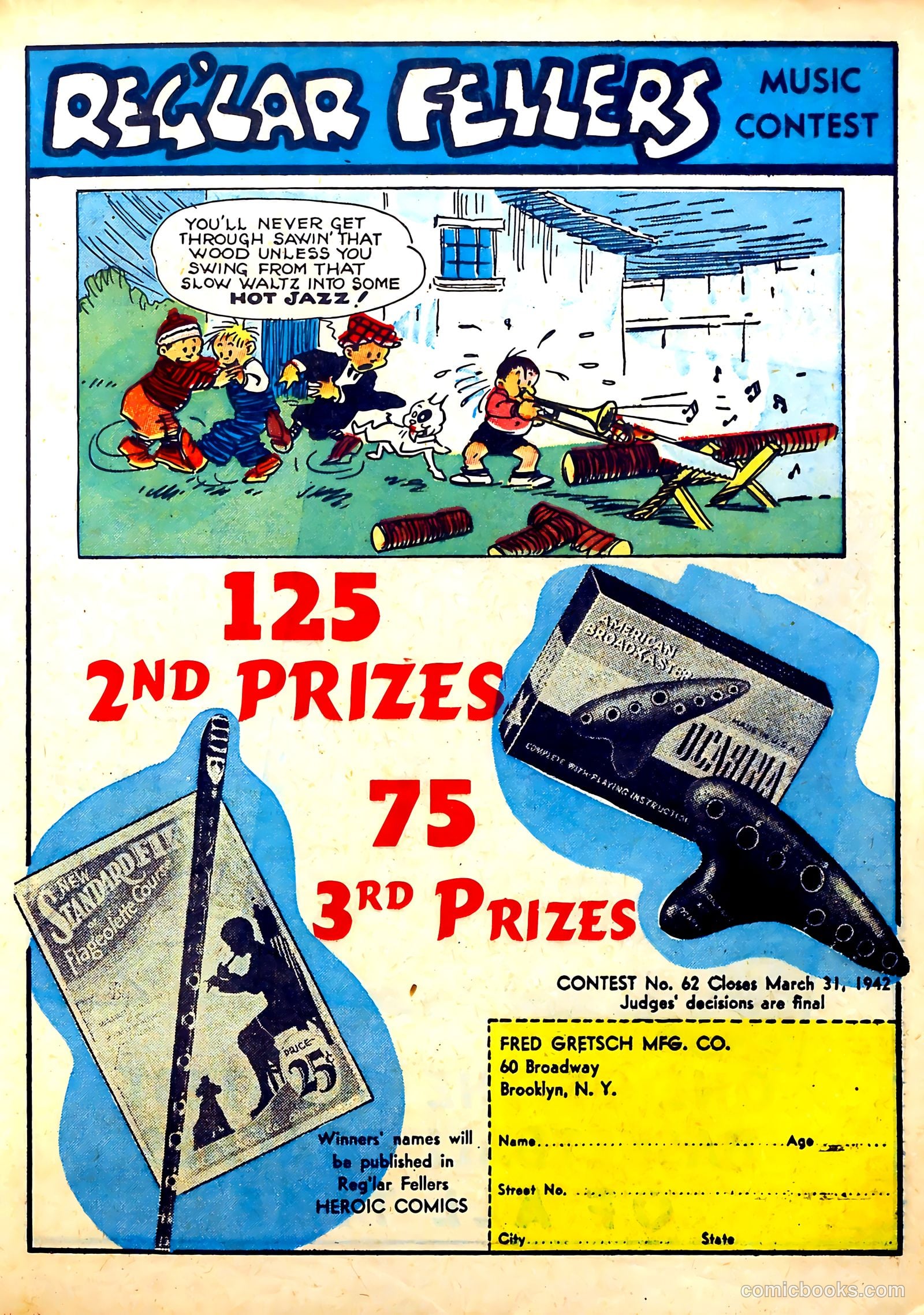 Reg'lar Fellers Heroic Comics #11 — page 37 of 70
