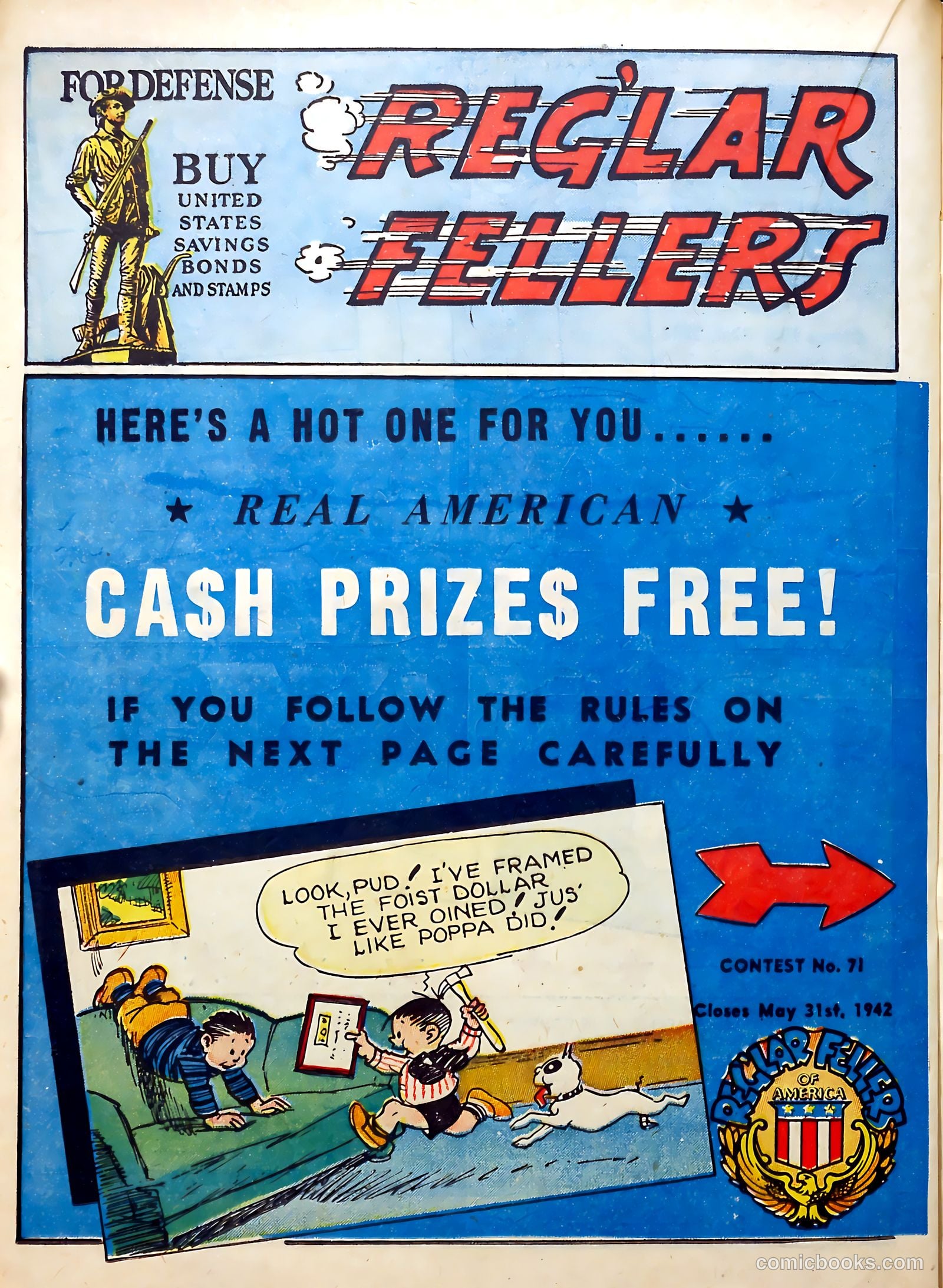 Reg'lar Fellers Heroic Comics #12 — page 38 of 69