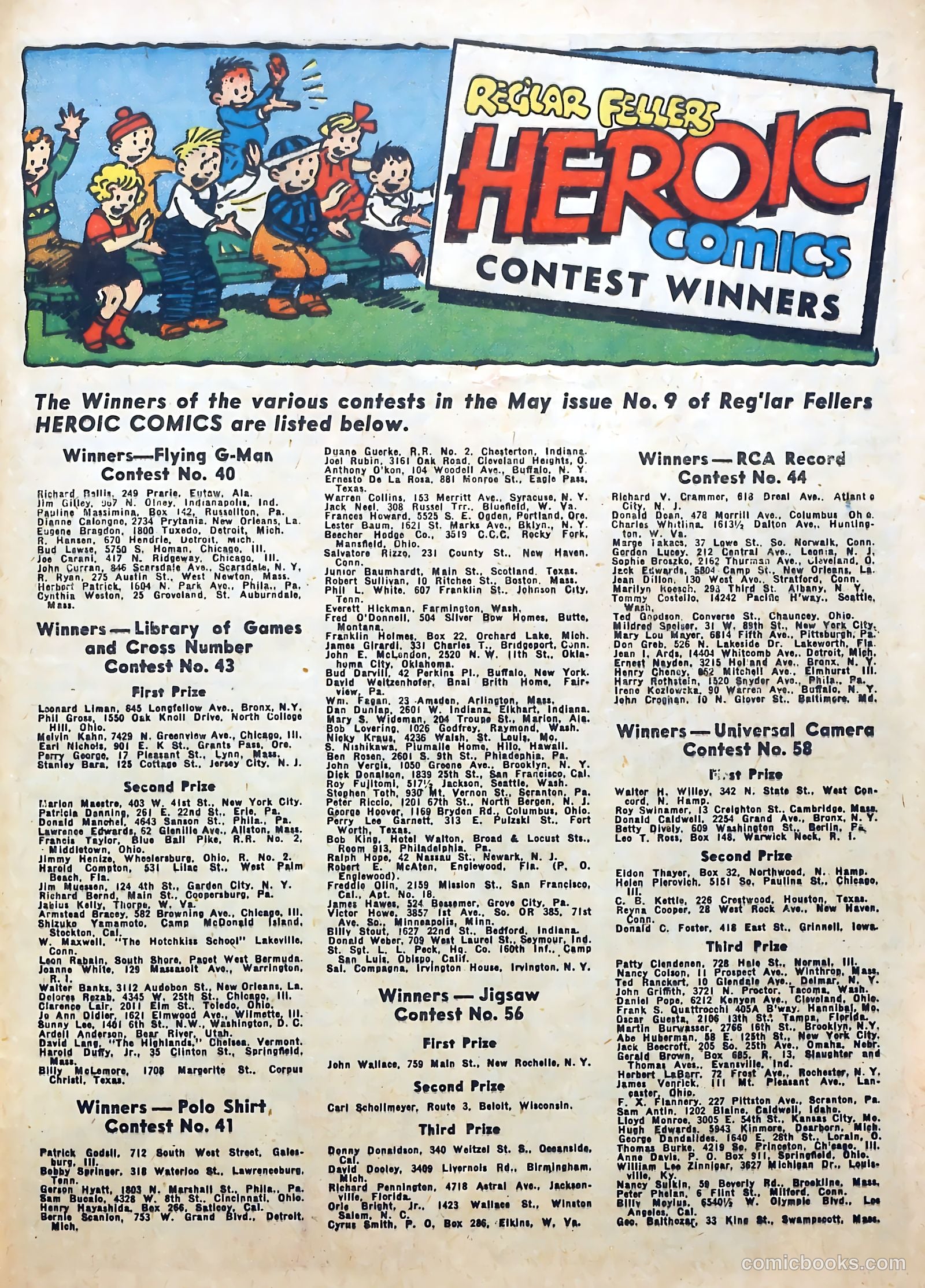 Reg'lar Fellers Heroic Comics #12 — page 57 of 69