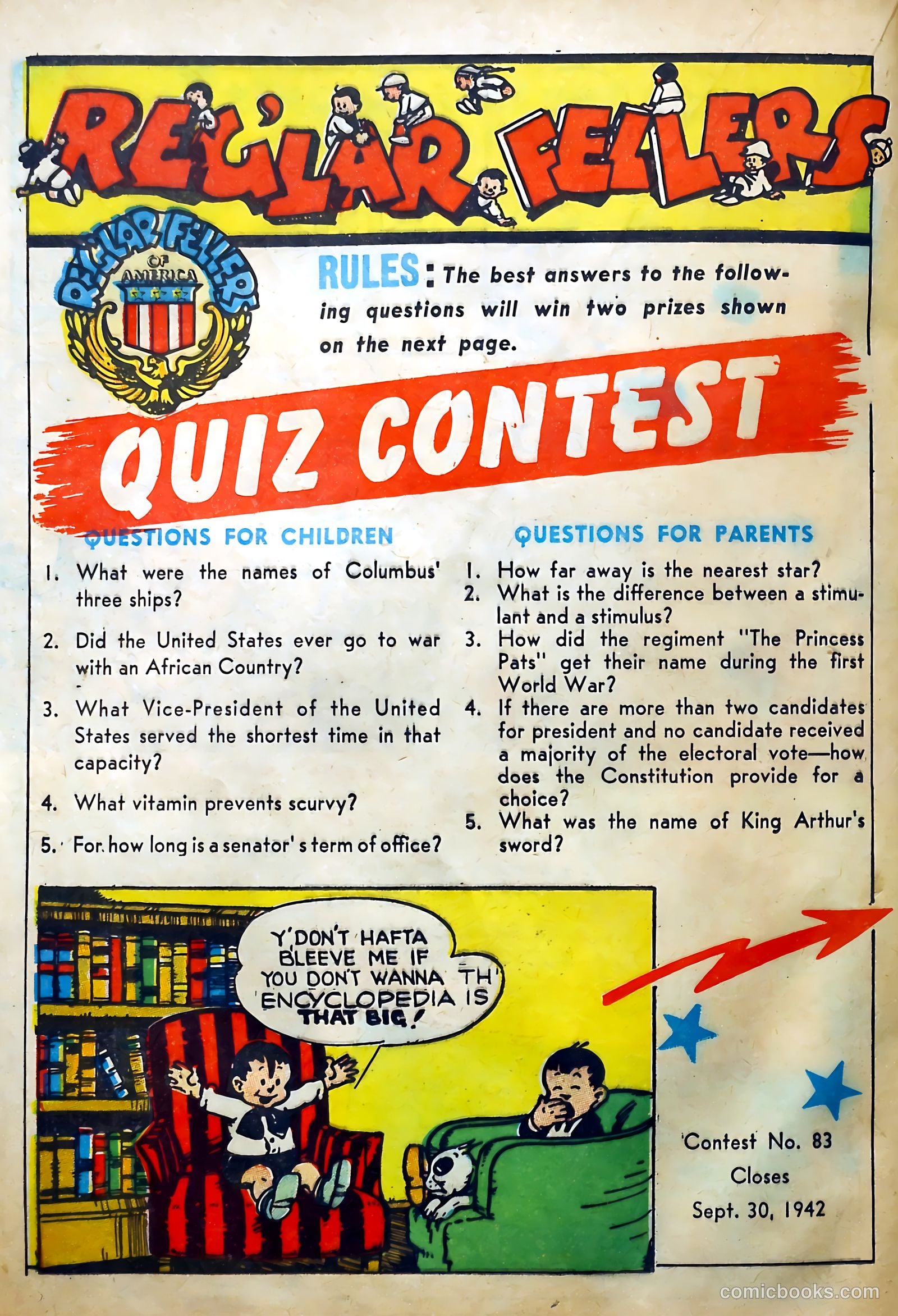 Reg'lar Fellers Heroic Comics #14 — page 38 of 68