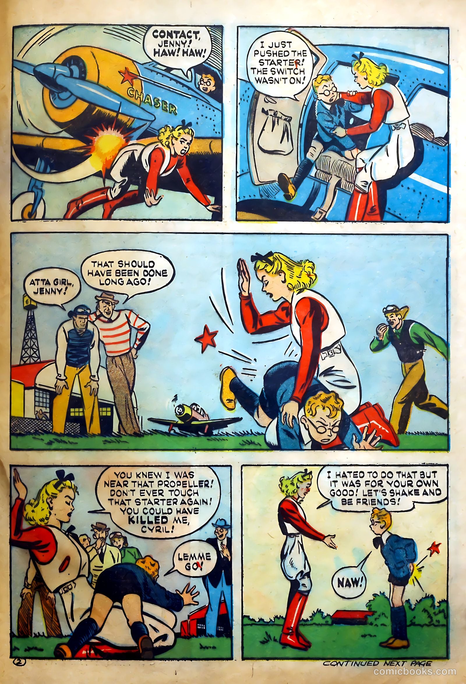 Reg'lar Fellers Heroic Comics #14 — page 63 of 68