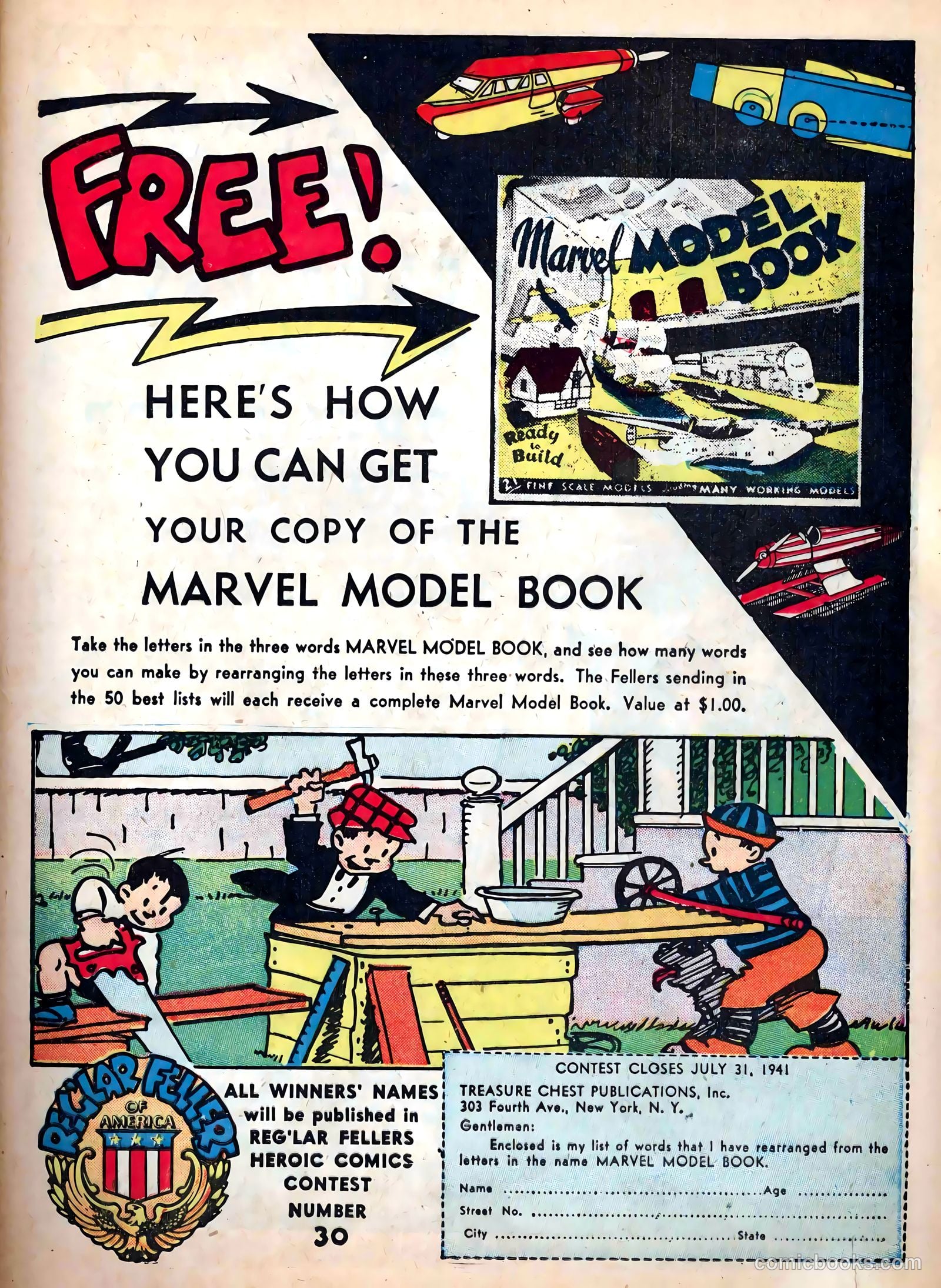 Reg'lar Fellers Heroic Comics #7 — page 41 of 68