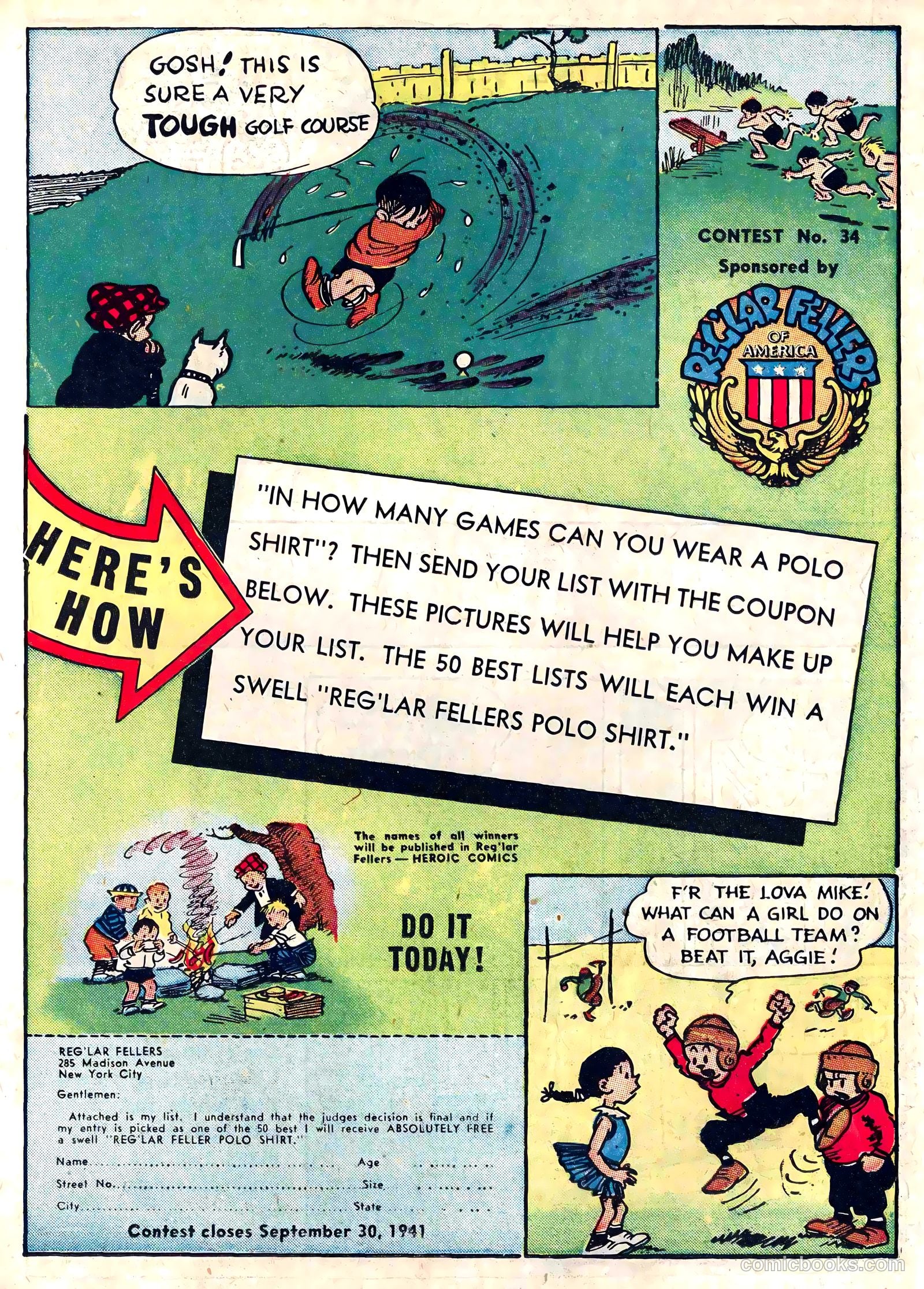 Reg'lar Fellers Heroic Comics #8 — page 37 of 68