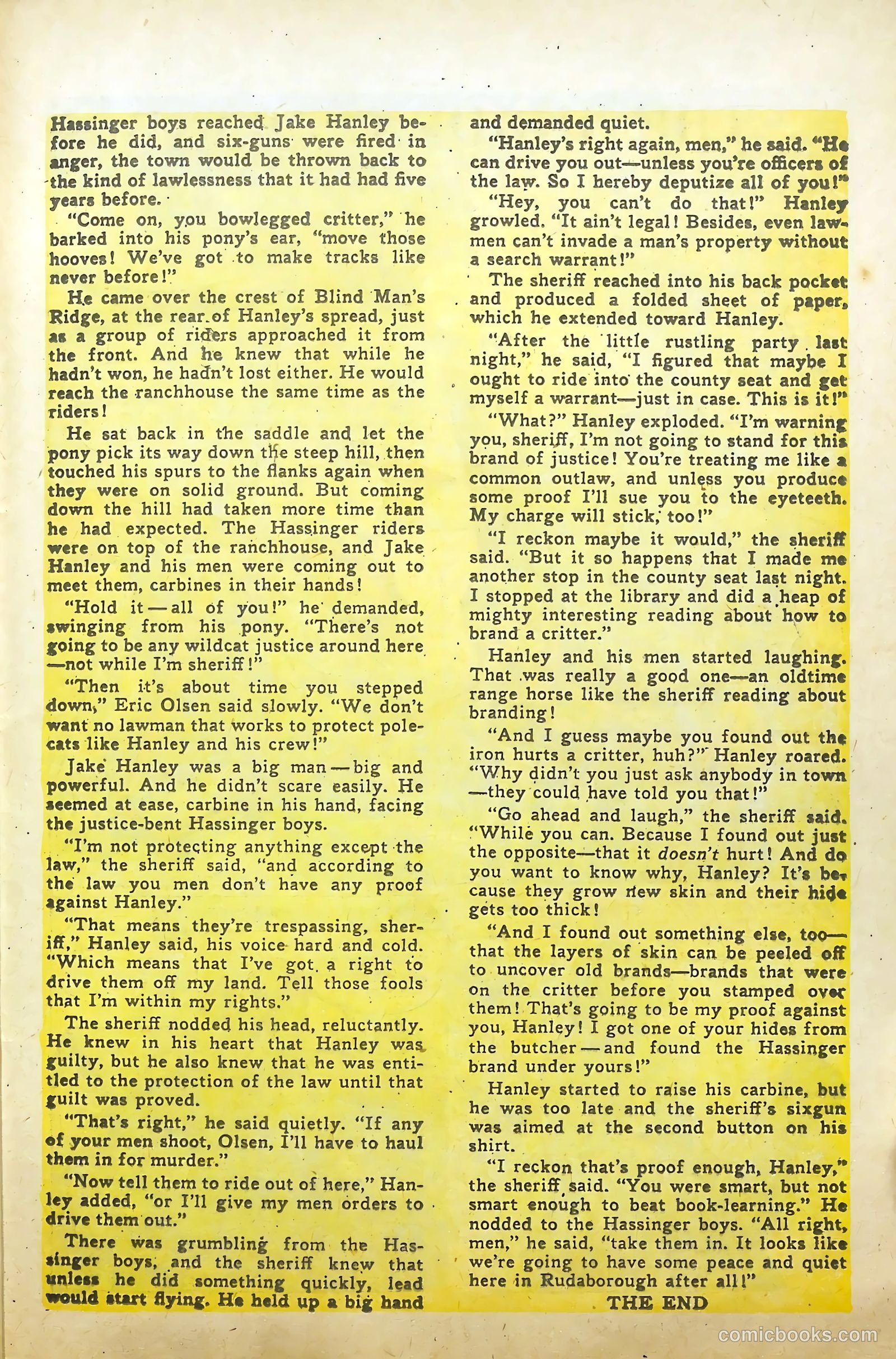 Return of the Outlaw #7 — page 25 of 36