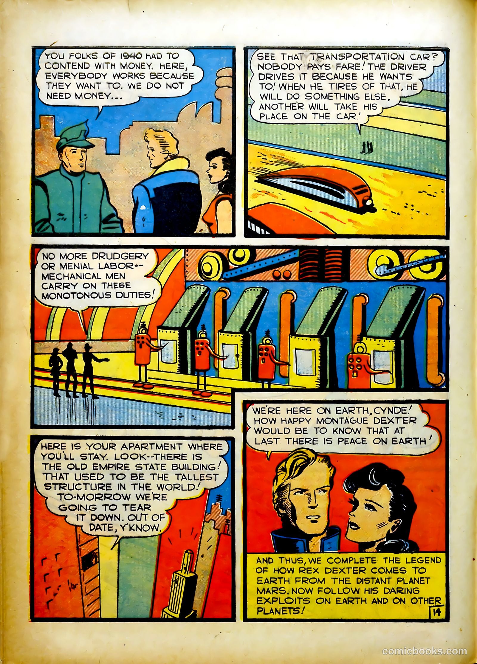 Rex Dexter of Mars #1 — page 16 of 68