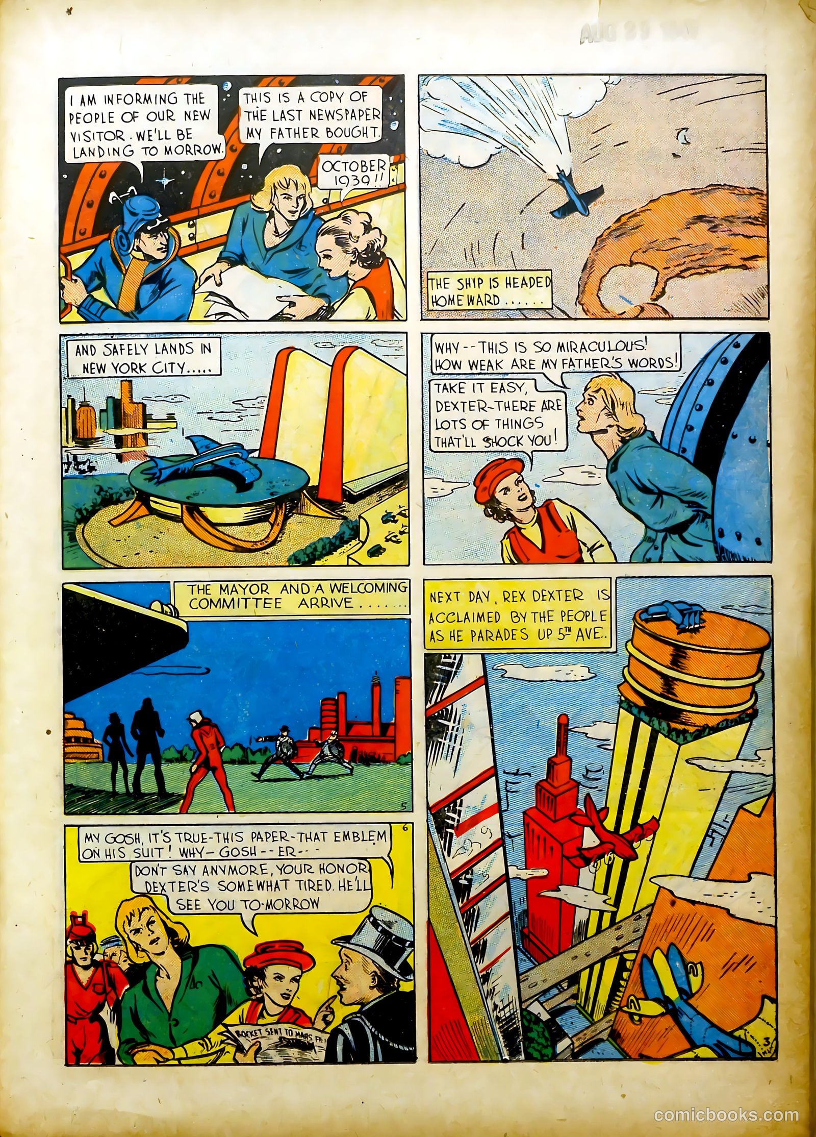 Rex Dexter of Mars #1 — page 19 of 68