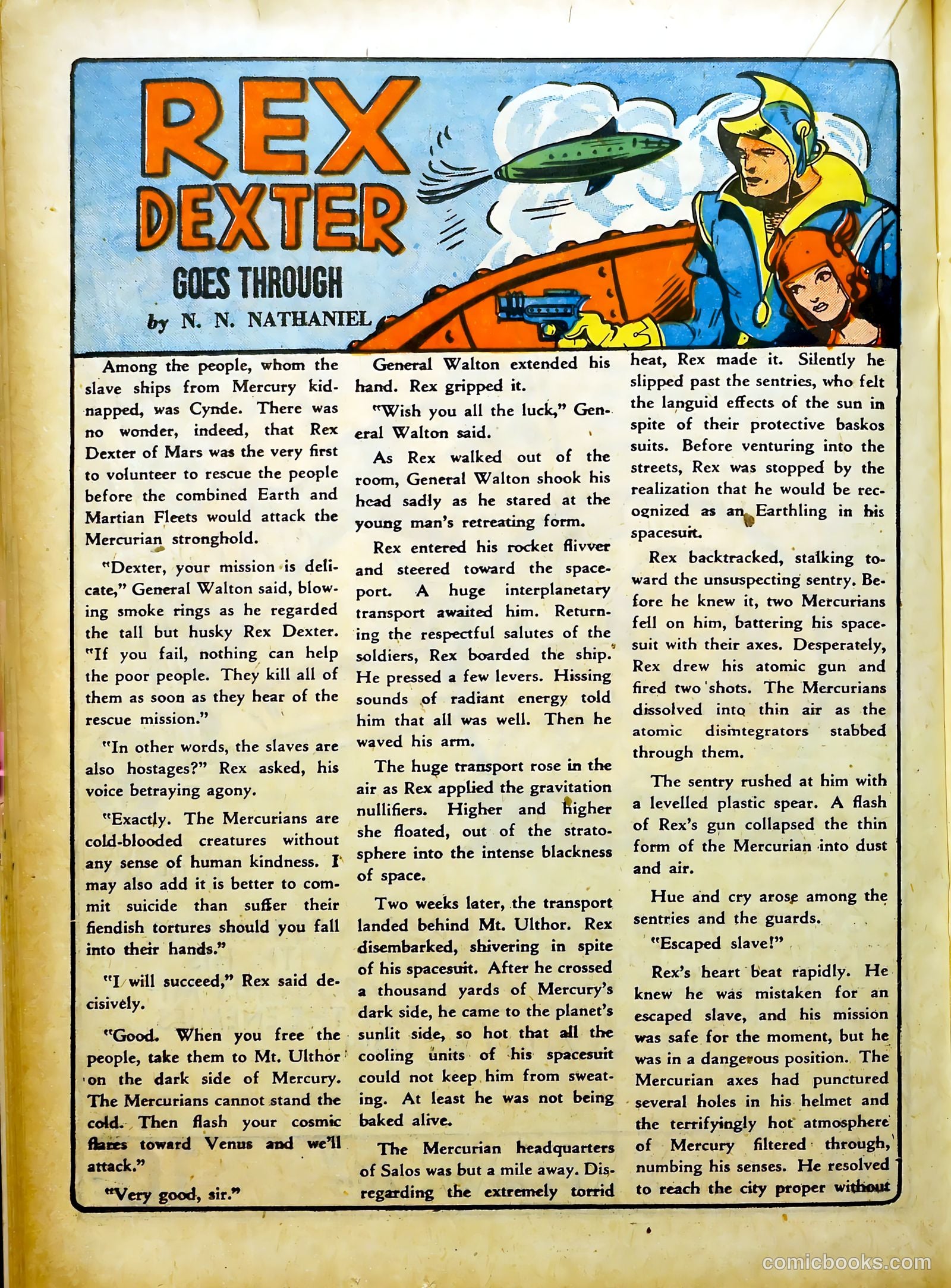 Rex Dexter of Mars #1 — page 38 of 68