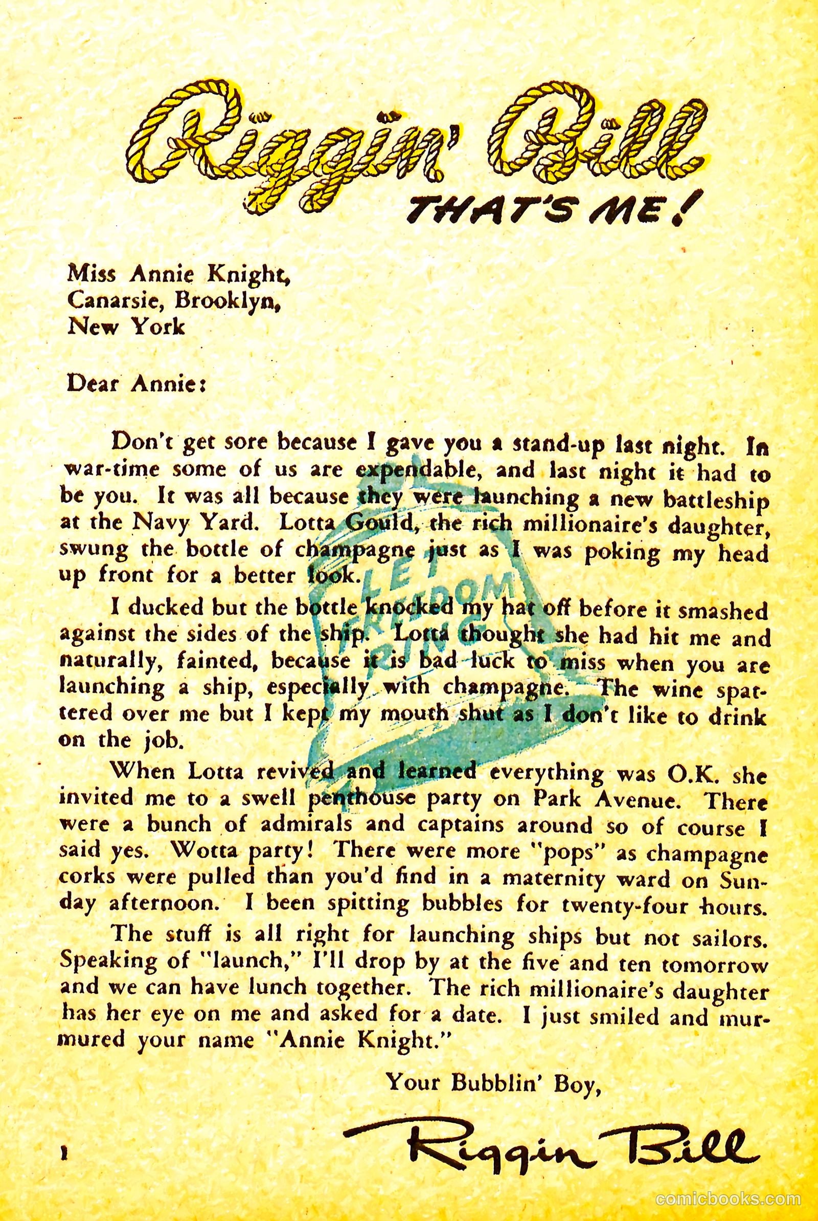 Riggin' Bill #1 — page 5 of 68