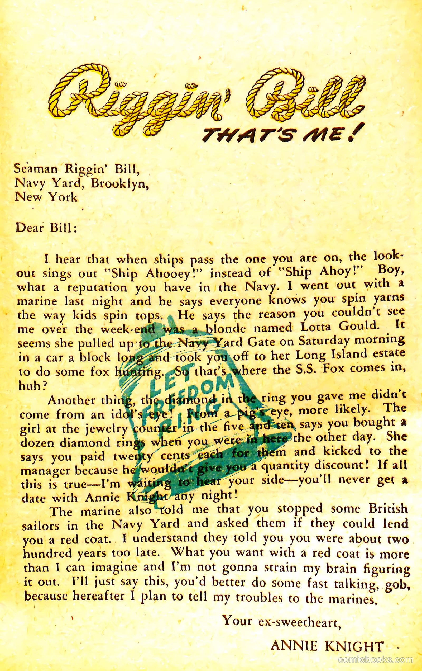 Riggin' Bill #1 — page 14 of 68