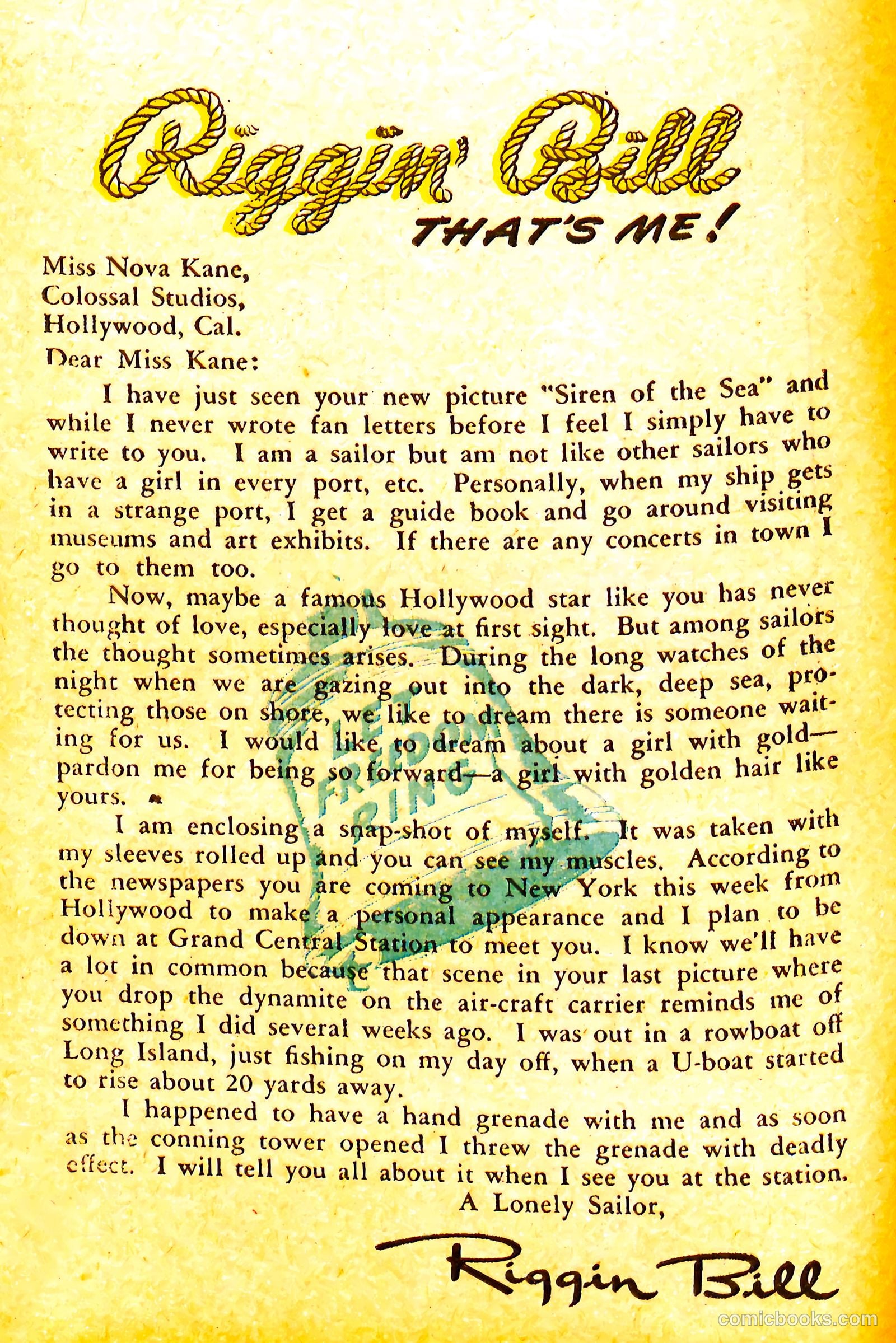 Riggin' Bill #1 — page 16 of 68