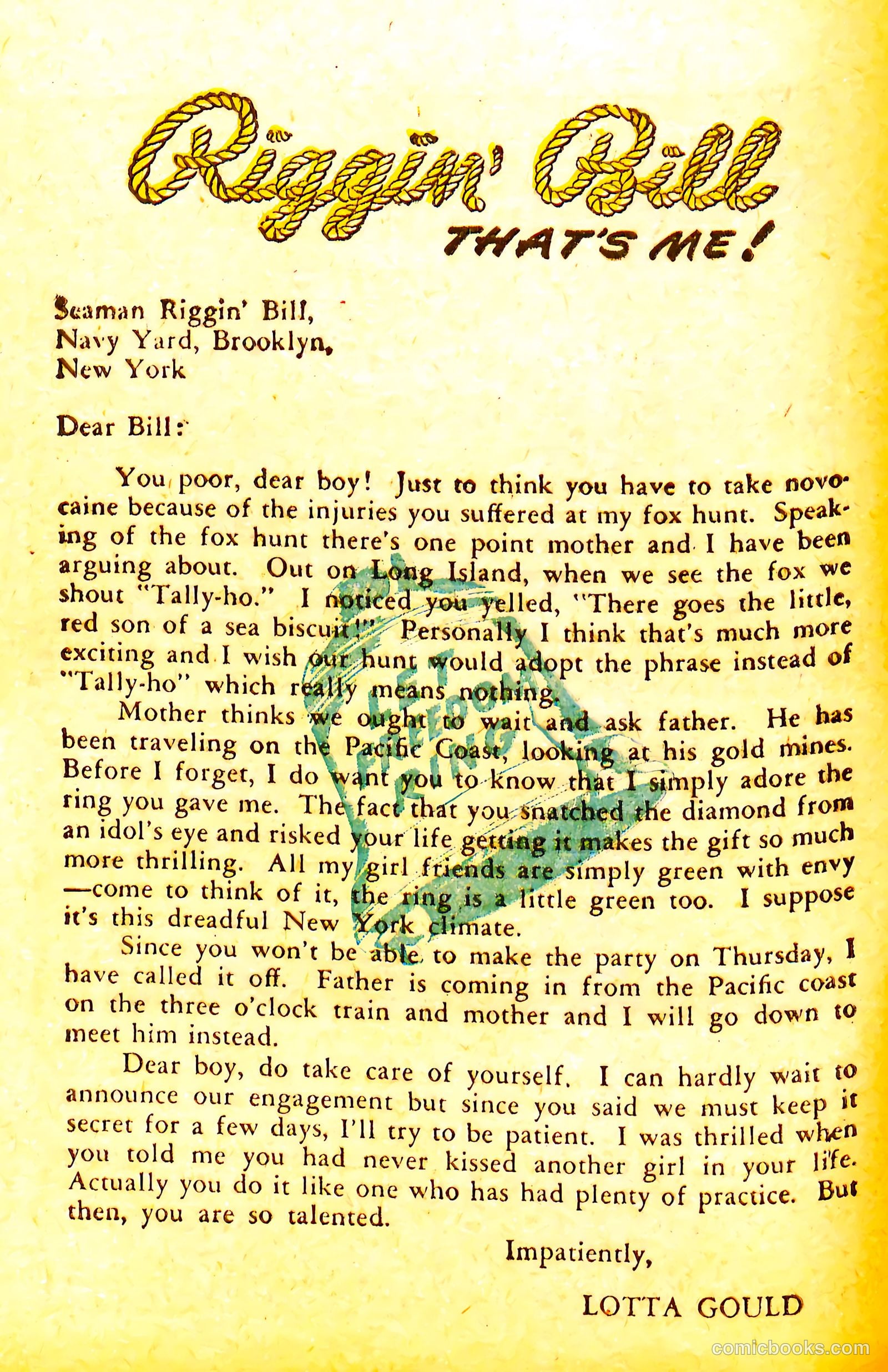 Riggin' Bill #1 — page 22 of 68