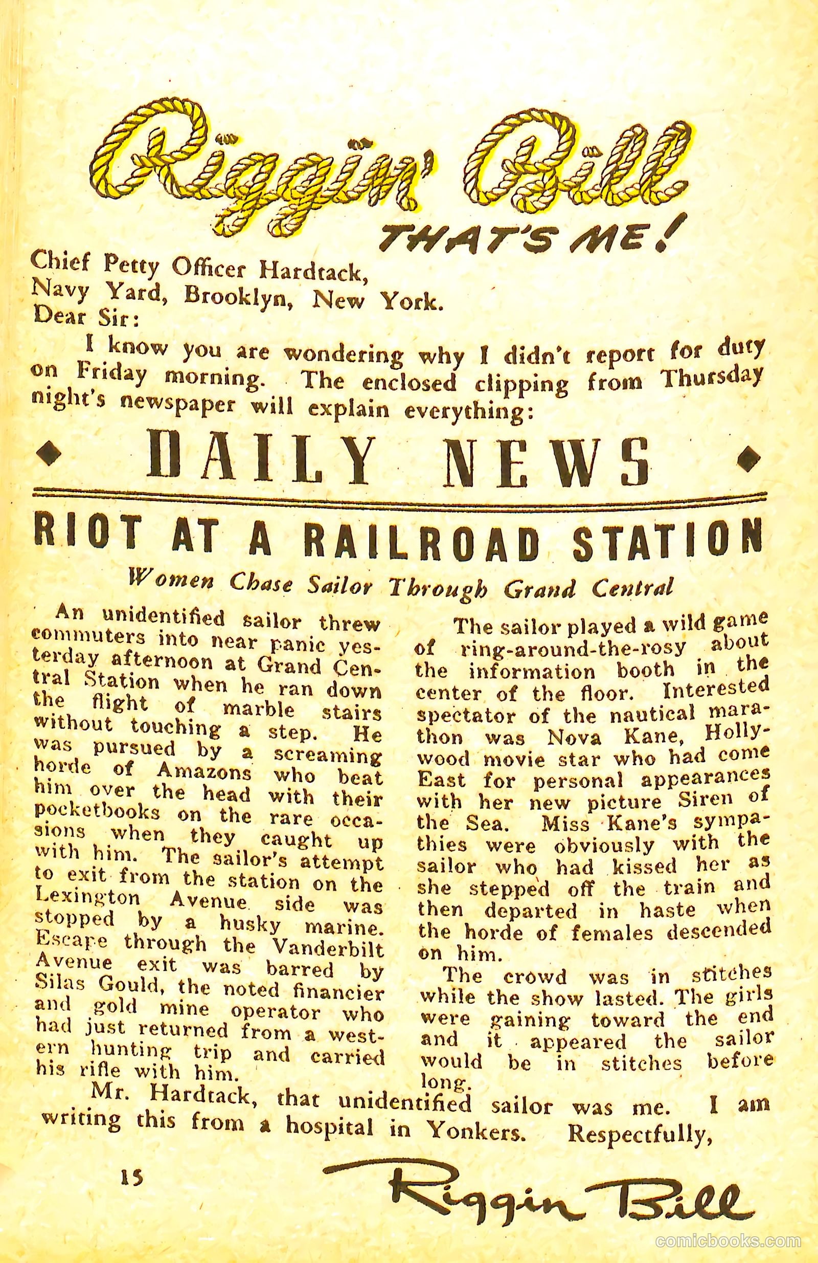 Riggin' Bill #1 — page 32 of 68