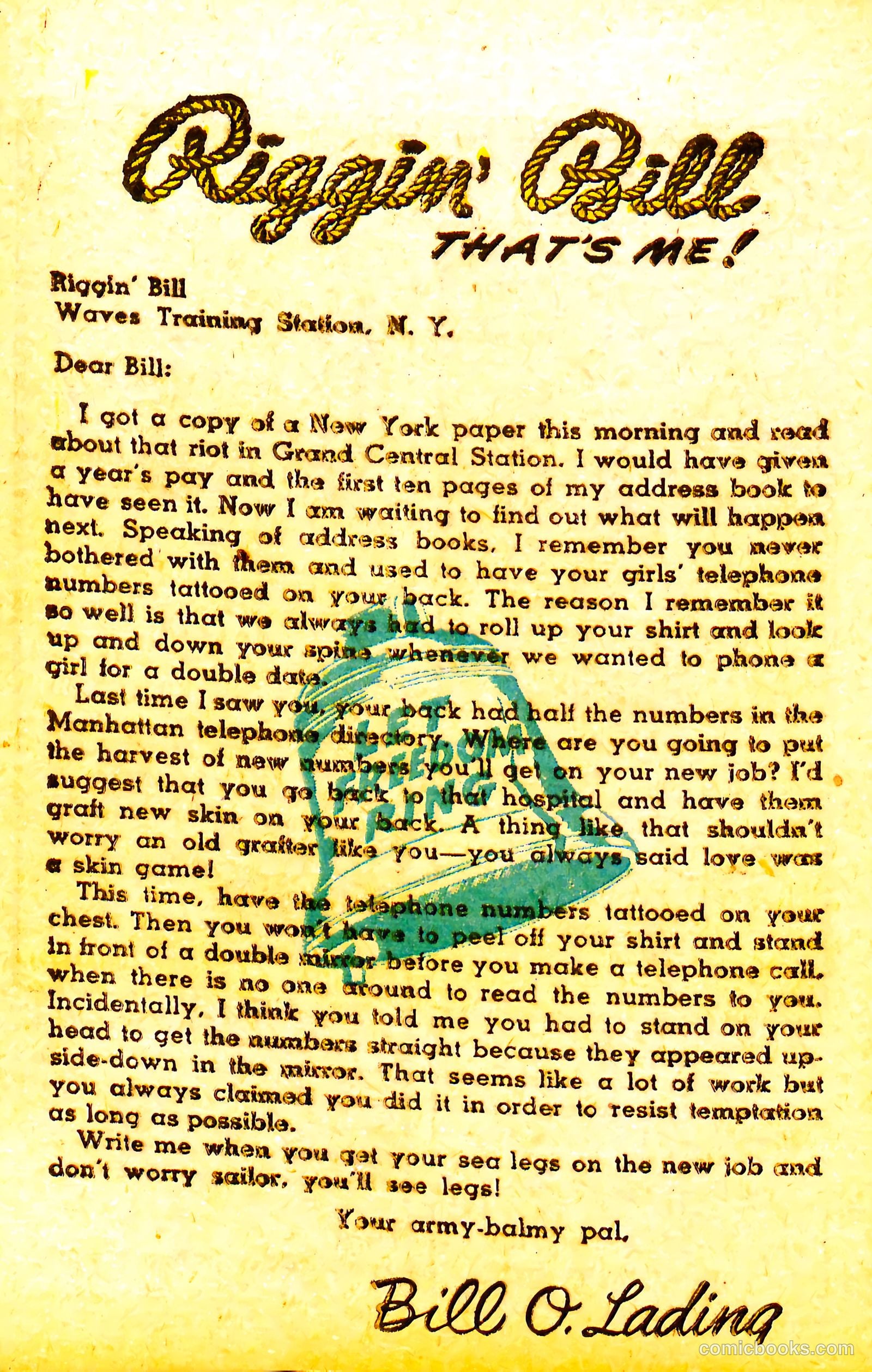 Riggin' Bill #1 — page 36 of 68