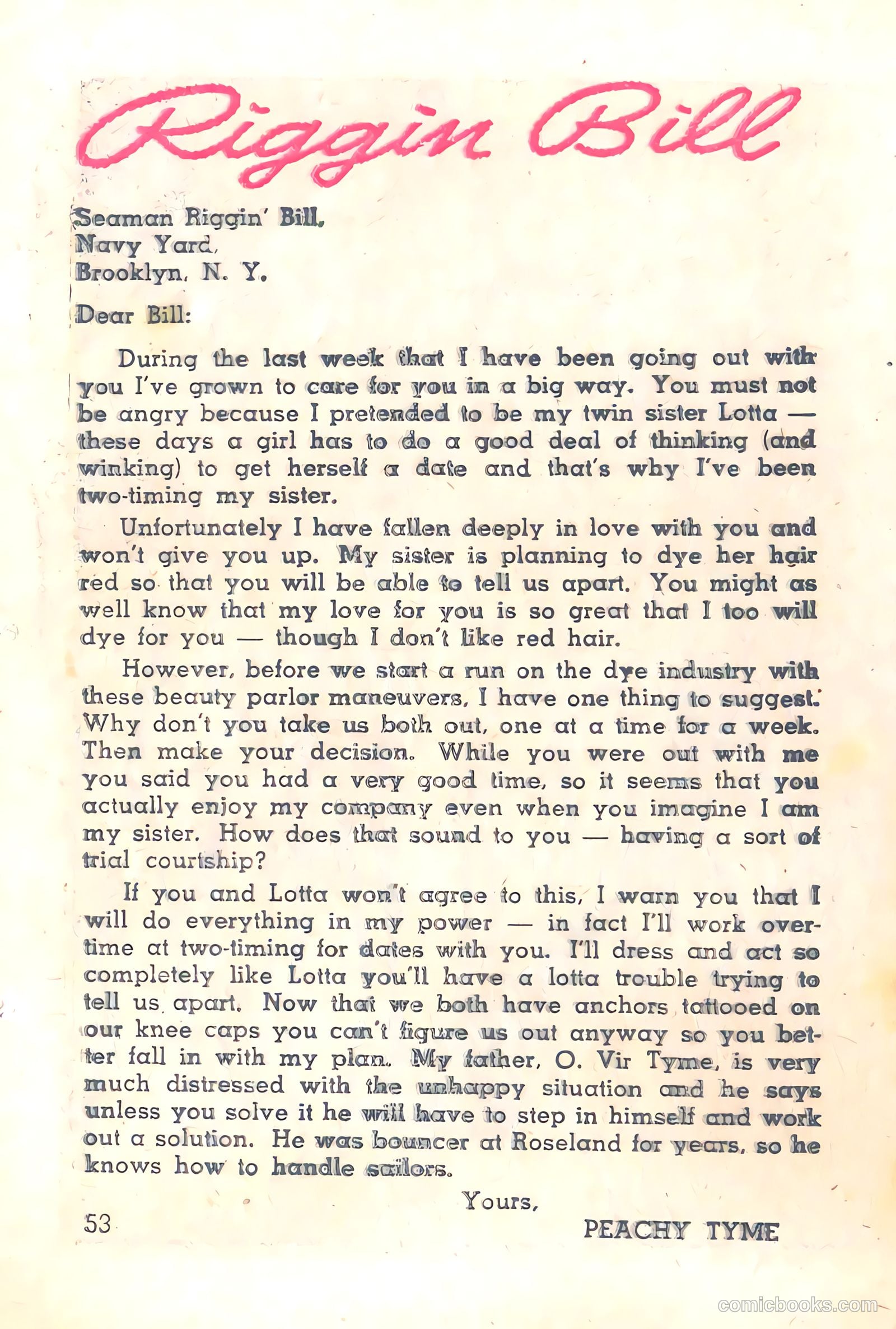Riggin' Bill #2 — page 35 of 67