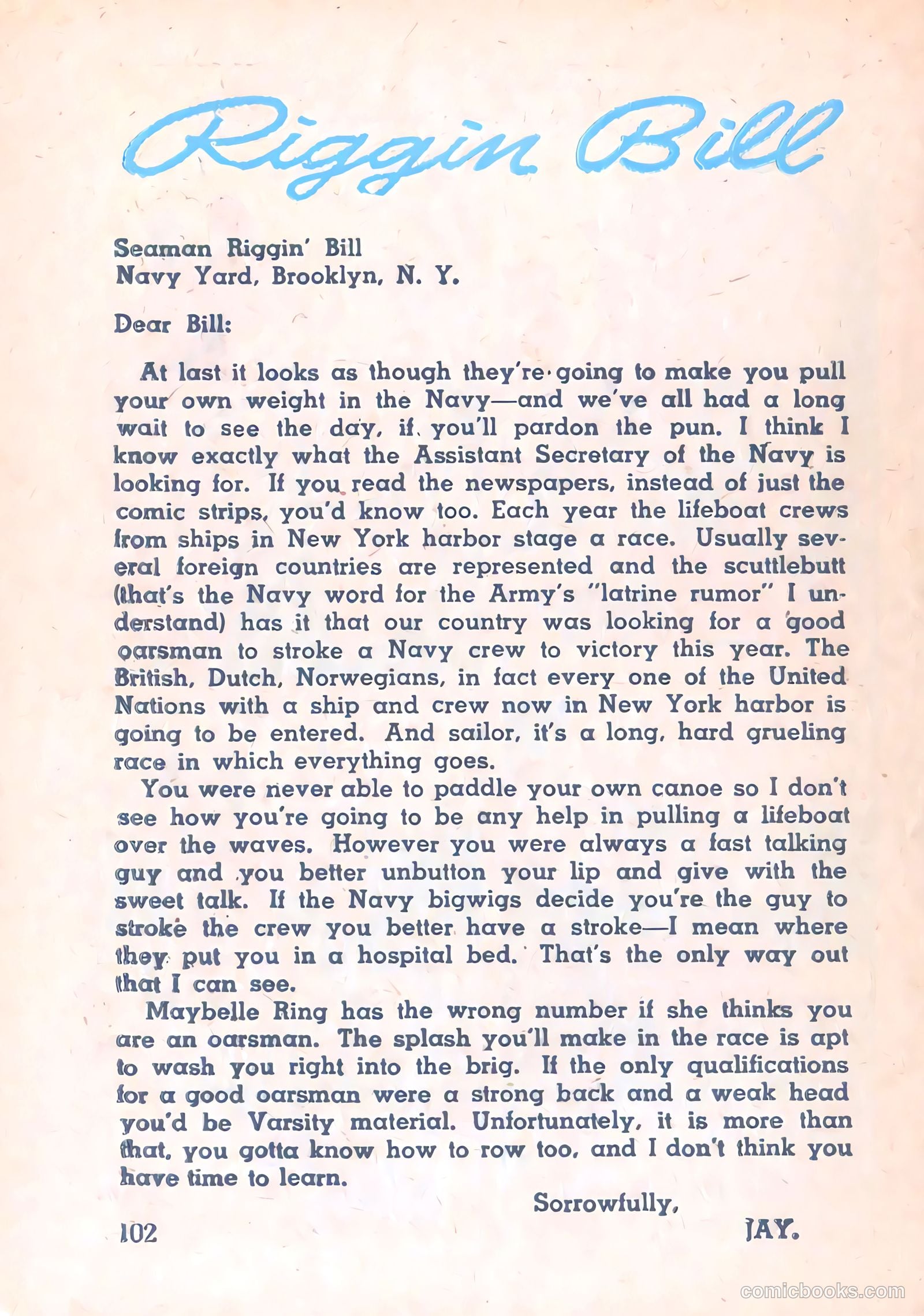 Riggin' Bill #4 — page 20 of 67