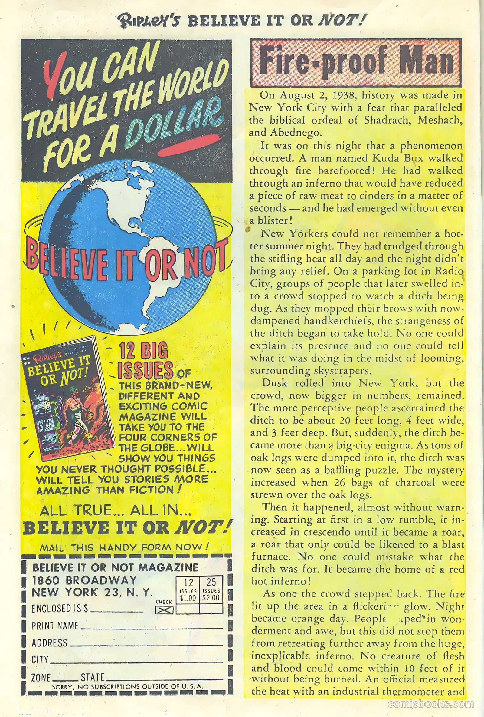 Ripley's Believe It or Not! #1 — page 26 of 36