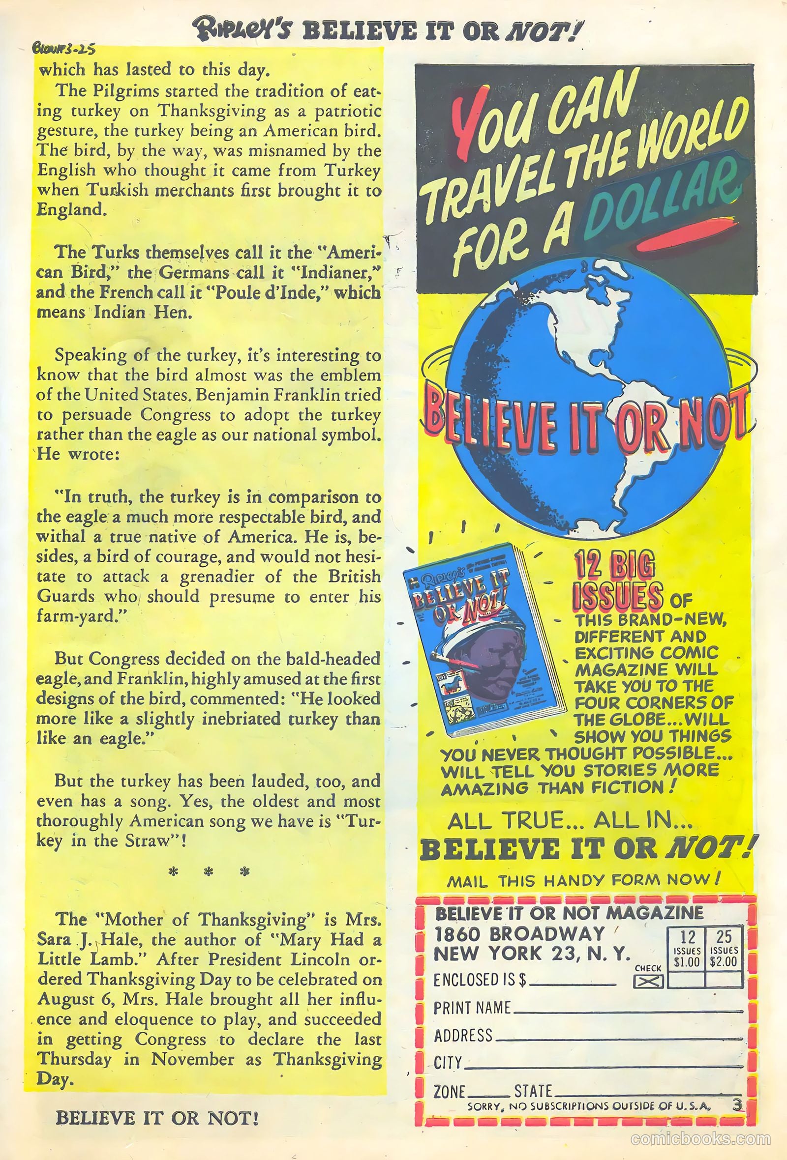 Ripley's Believe It or Not #3 — page 26 of 35