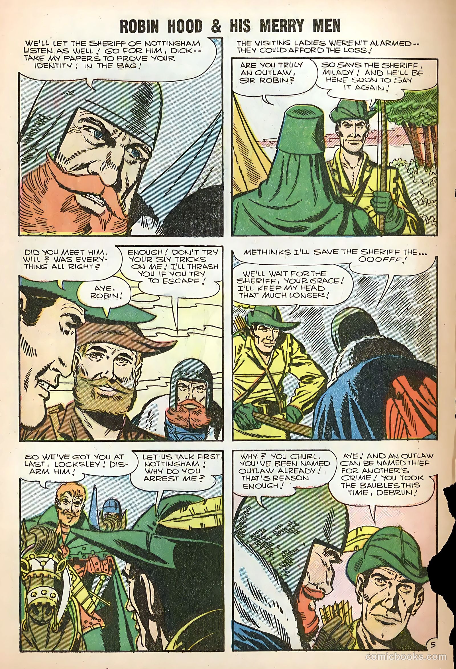 Robin Hood and His Merry Men #31 — page 8 of 36