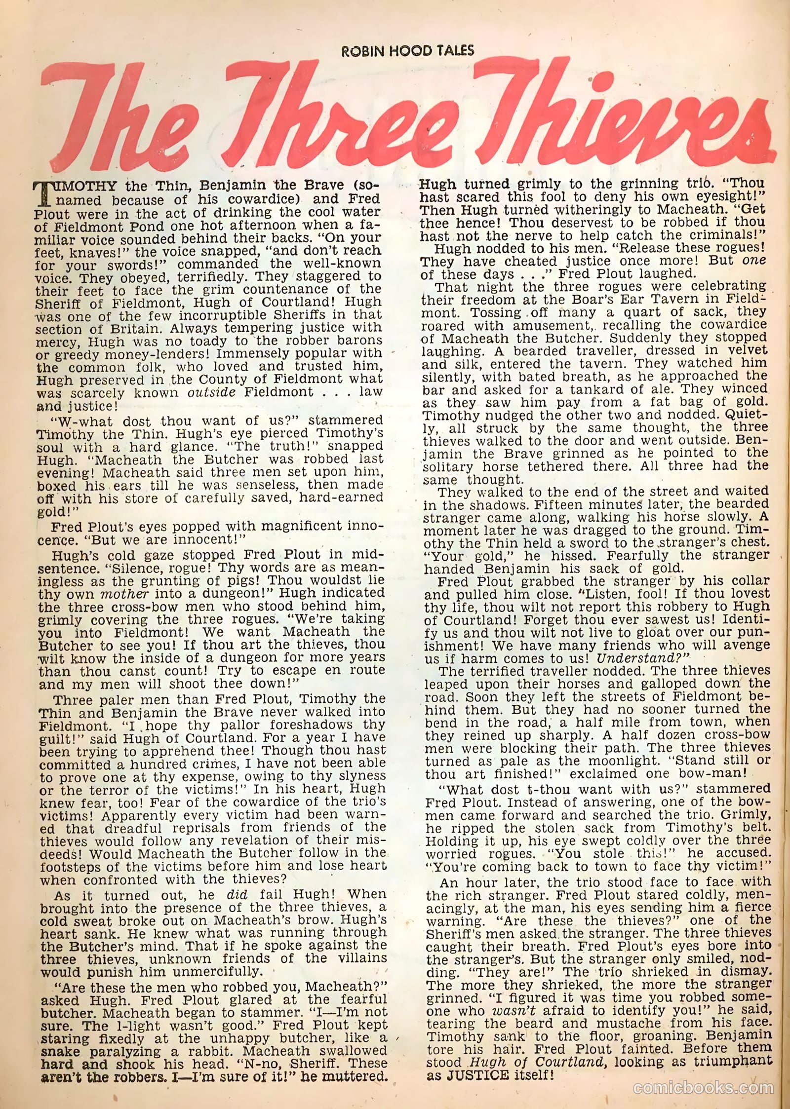Robin Hood Tales #4 — page 28 of 36