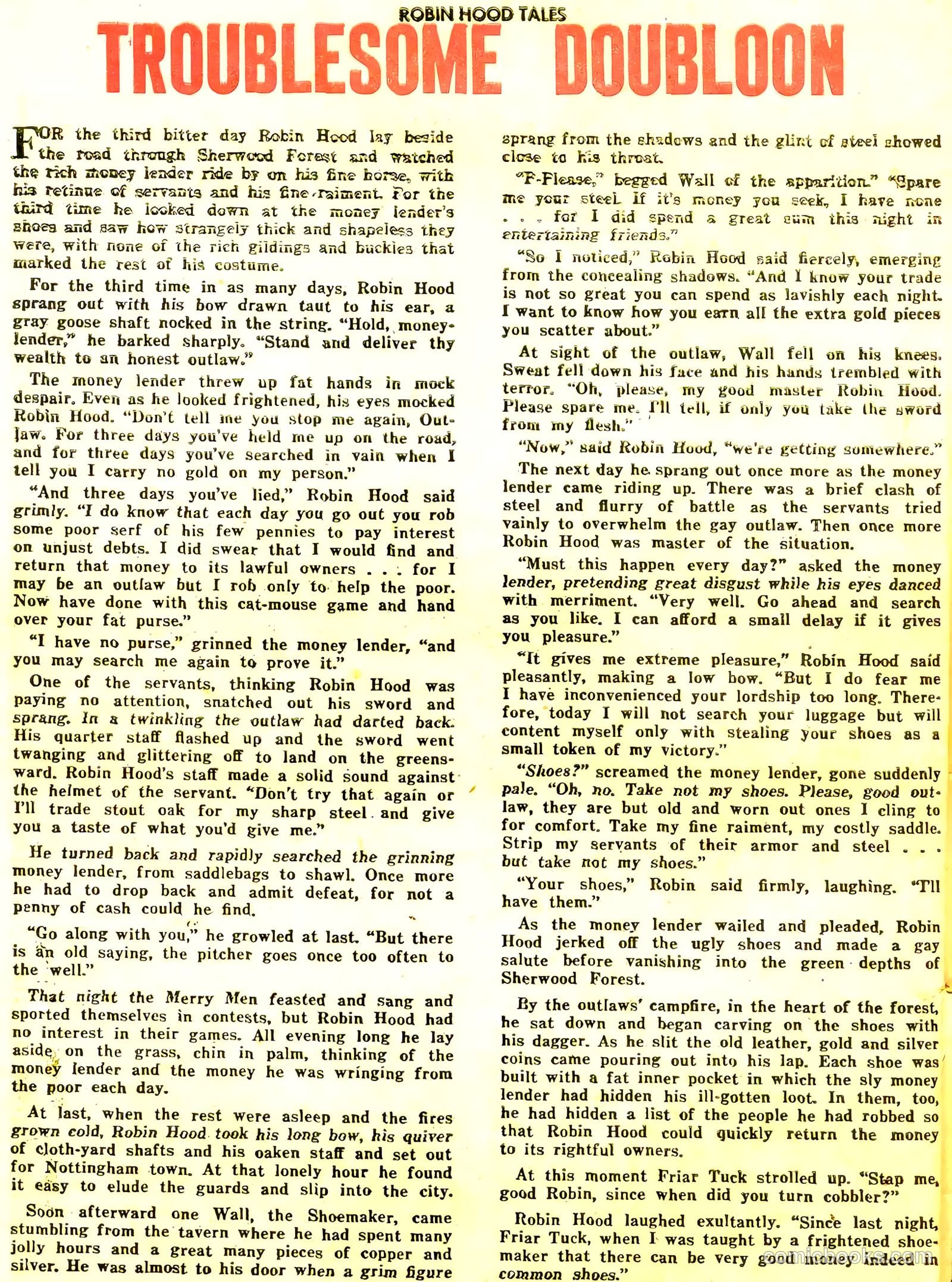 Robin Hood Tales #6 — page 28 of 36