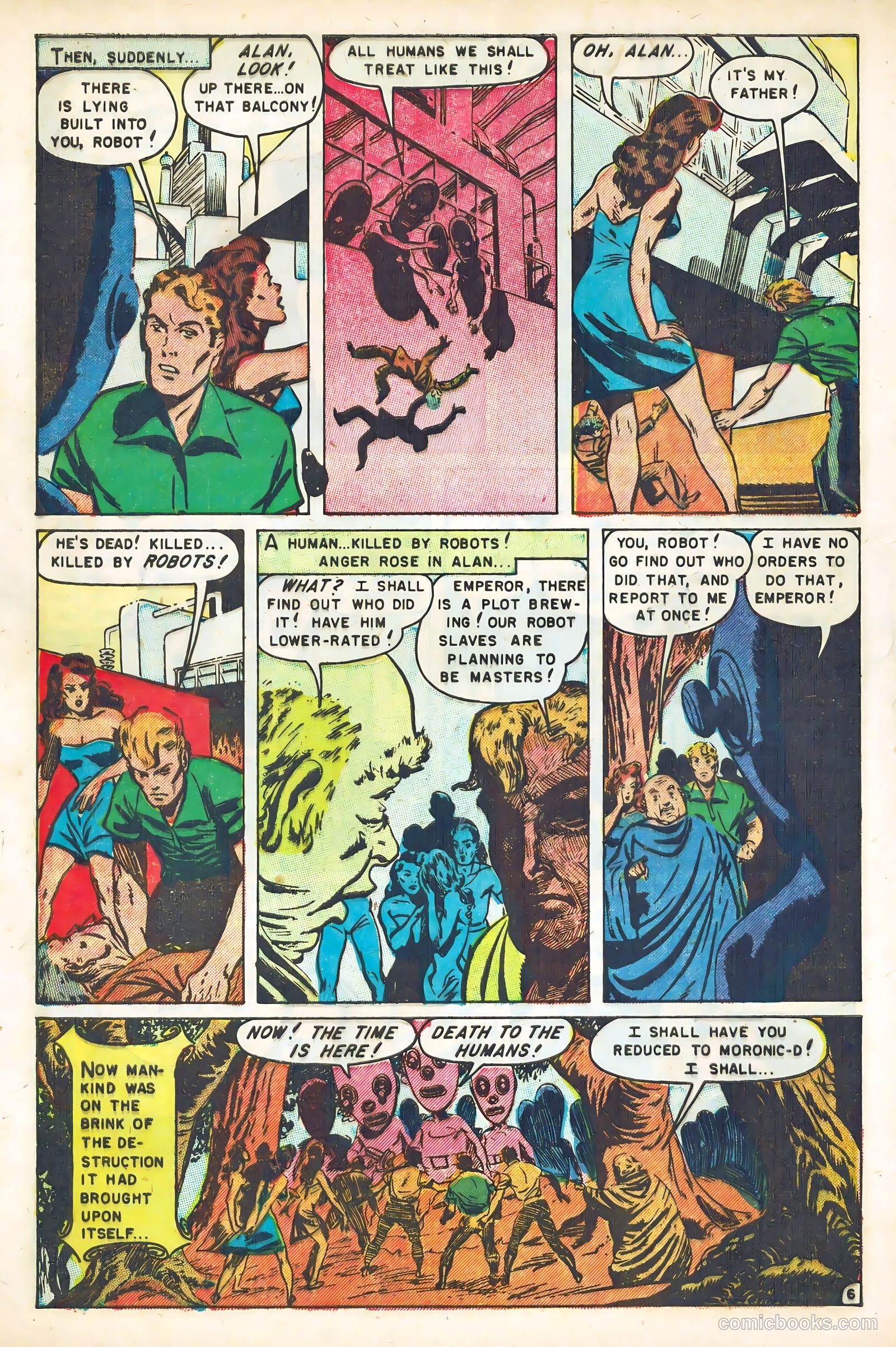 Robotmen of the Lost Planet #1 — page 8 of 36