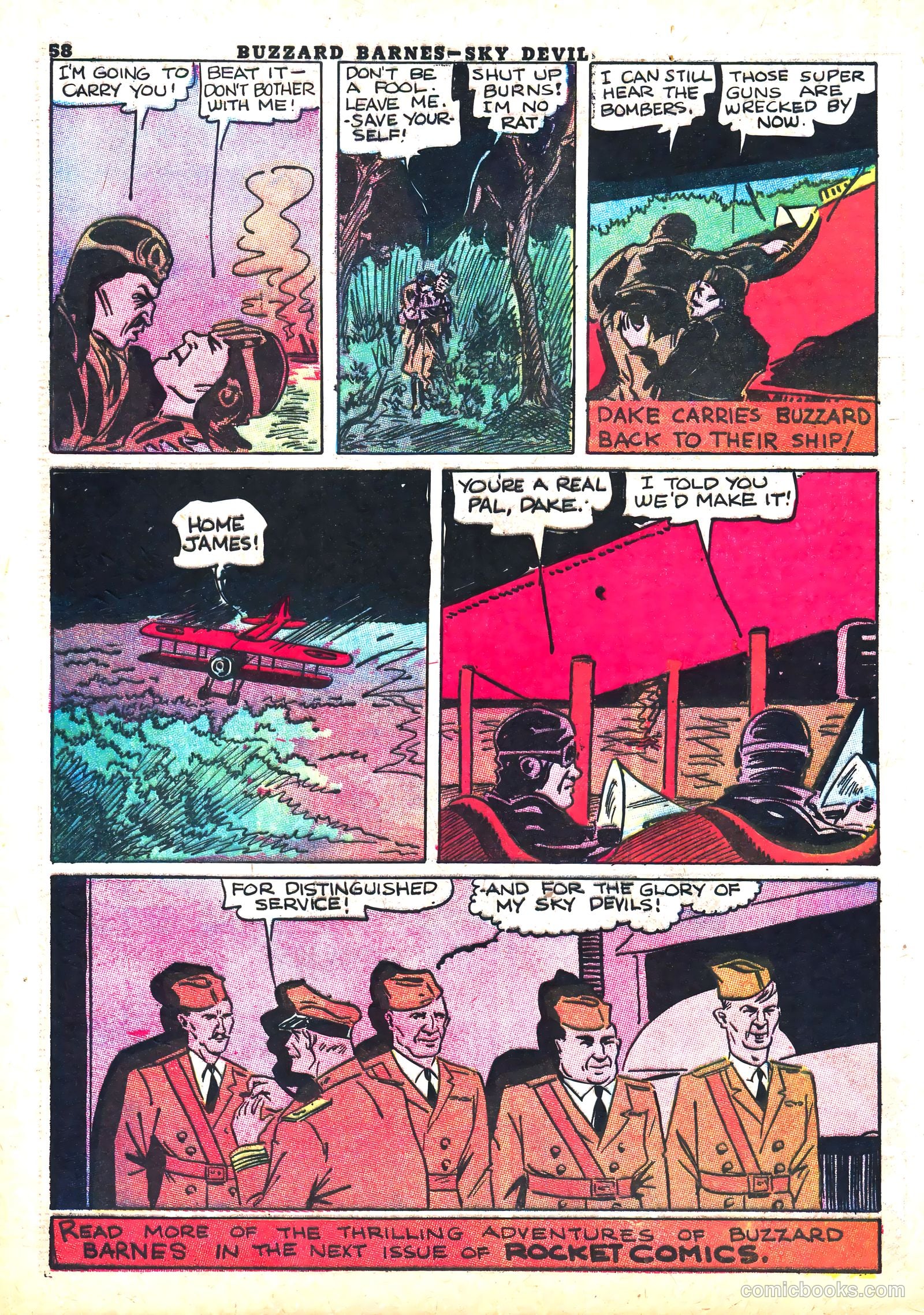 Rocket Comics #1 — page 60 of 68