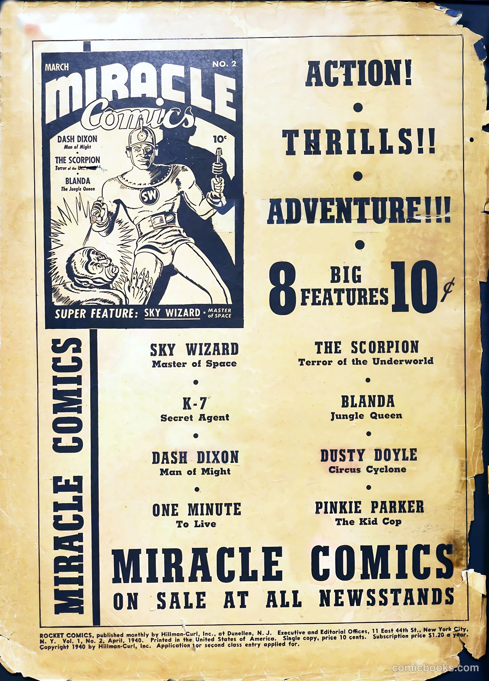 Rocket Comics #2 — page 2 of 70