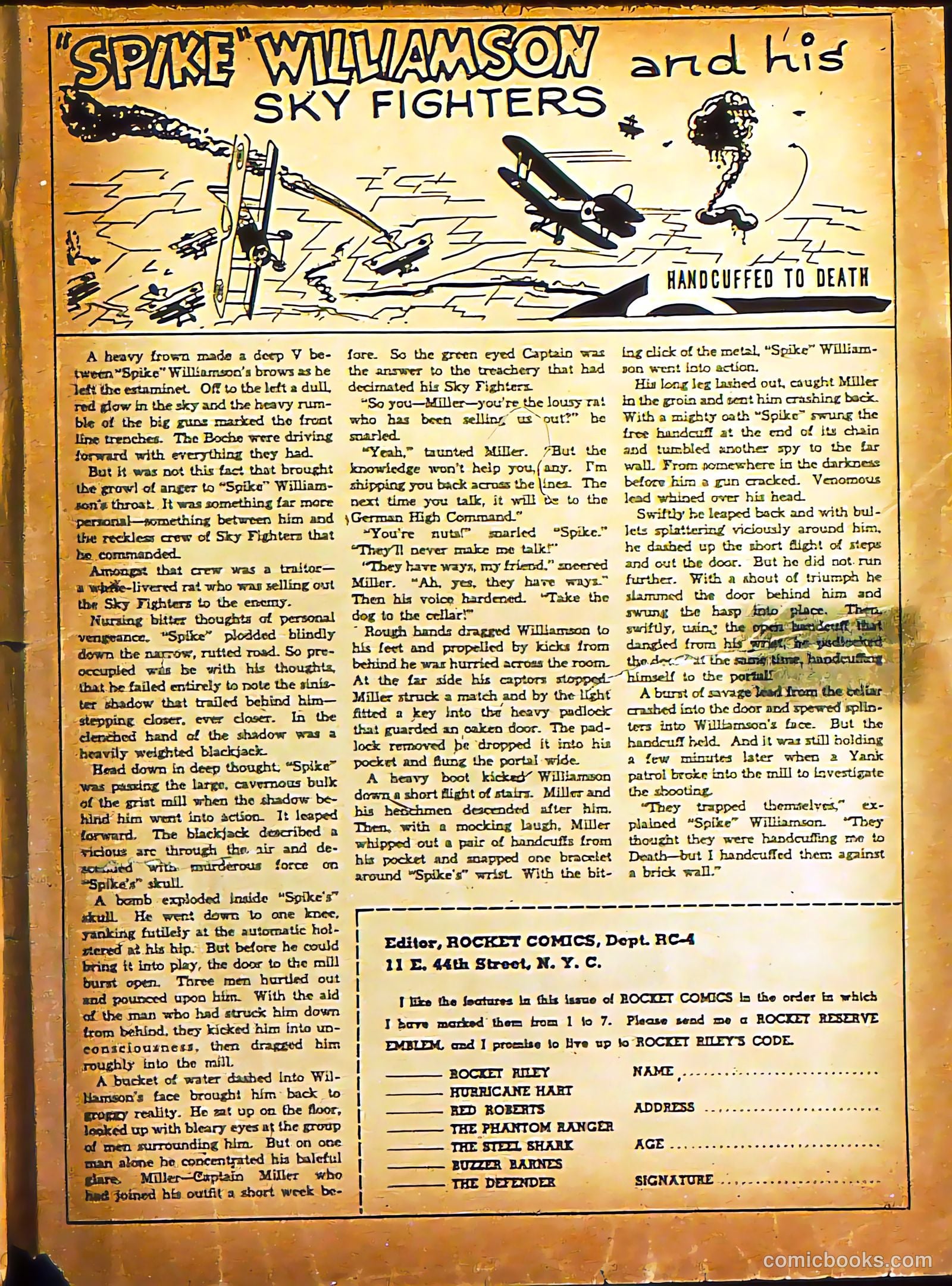 Rocket Comics #2 — page 68 of 69