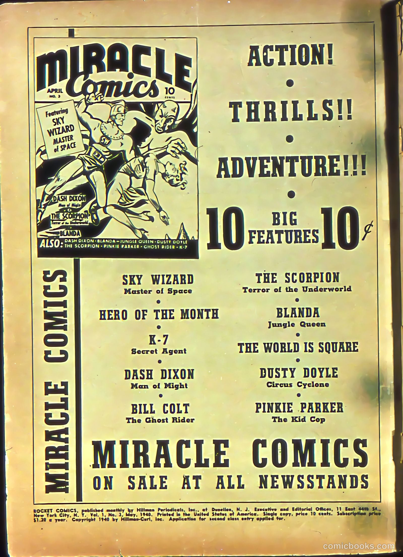 Rocket Comics #3 — page 2 of 68
