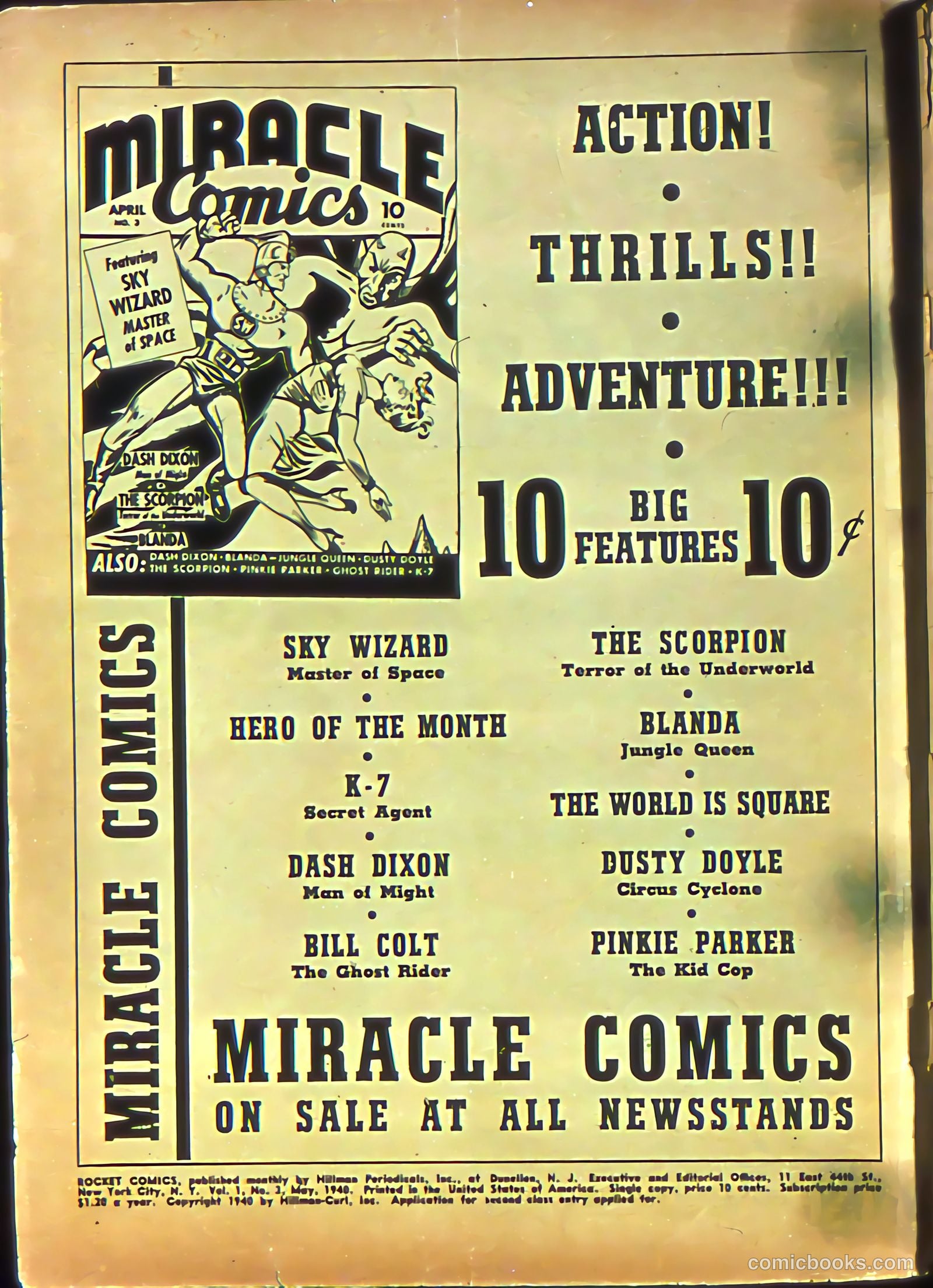 Rocket Comics #3 — page 2 of 68