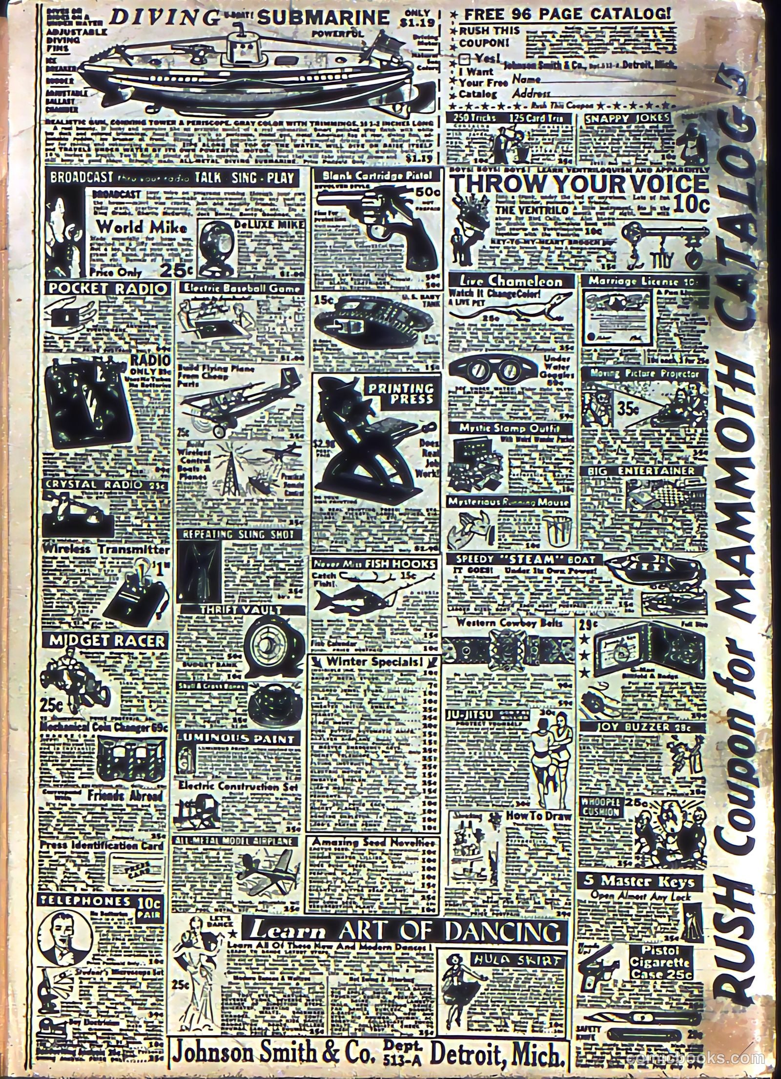 Rocket Comics #3 — page 68 of 68