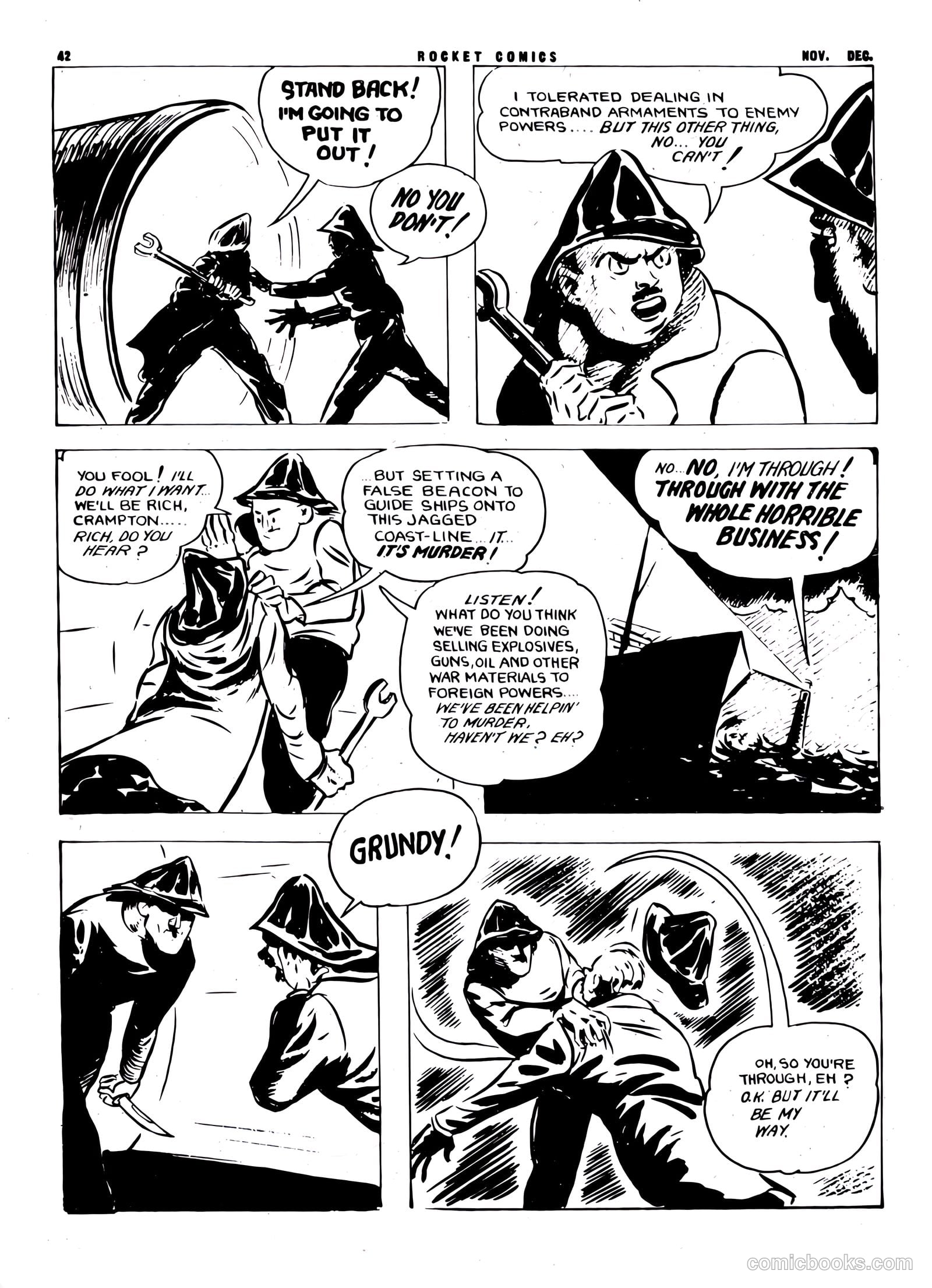 Rocket Comics #5 — page 42 of 48