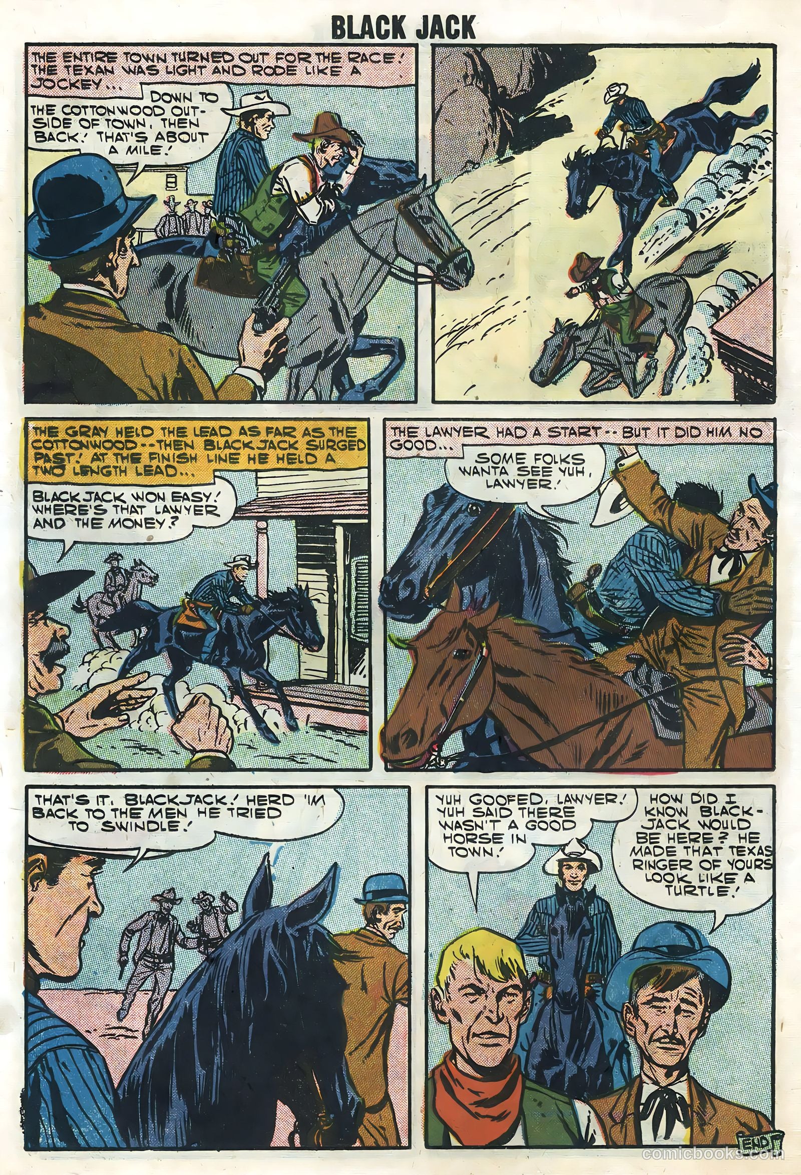 Rocky Lane's Black Jack #20 — page 14 of 36