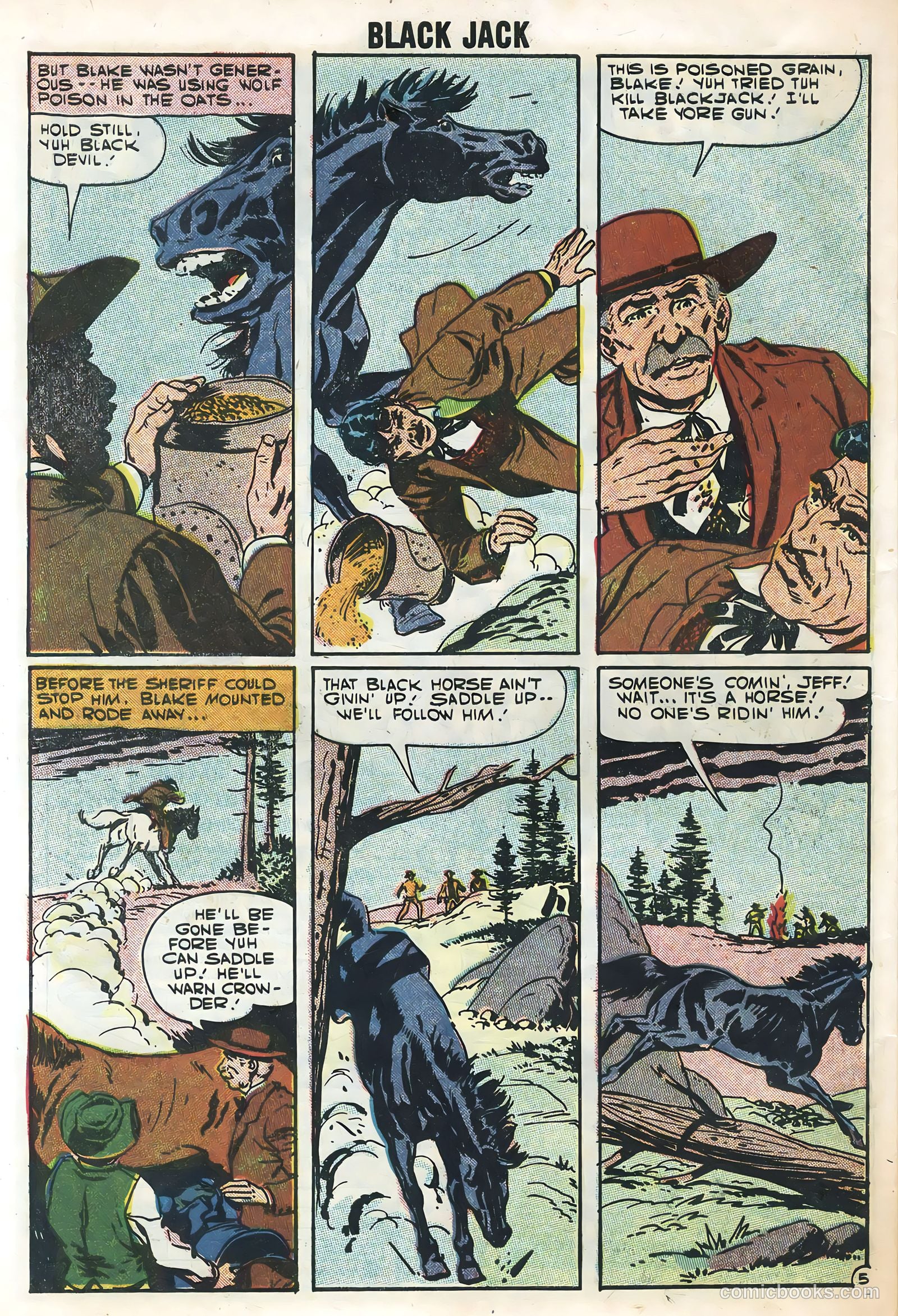 Rocky Lane's Black Jack #20 — page 32 of 36