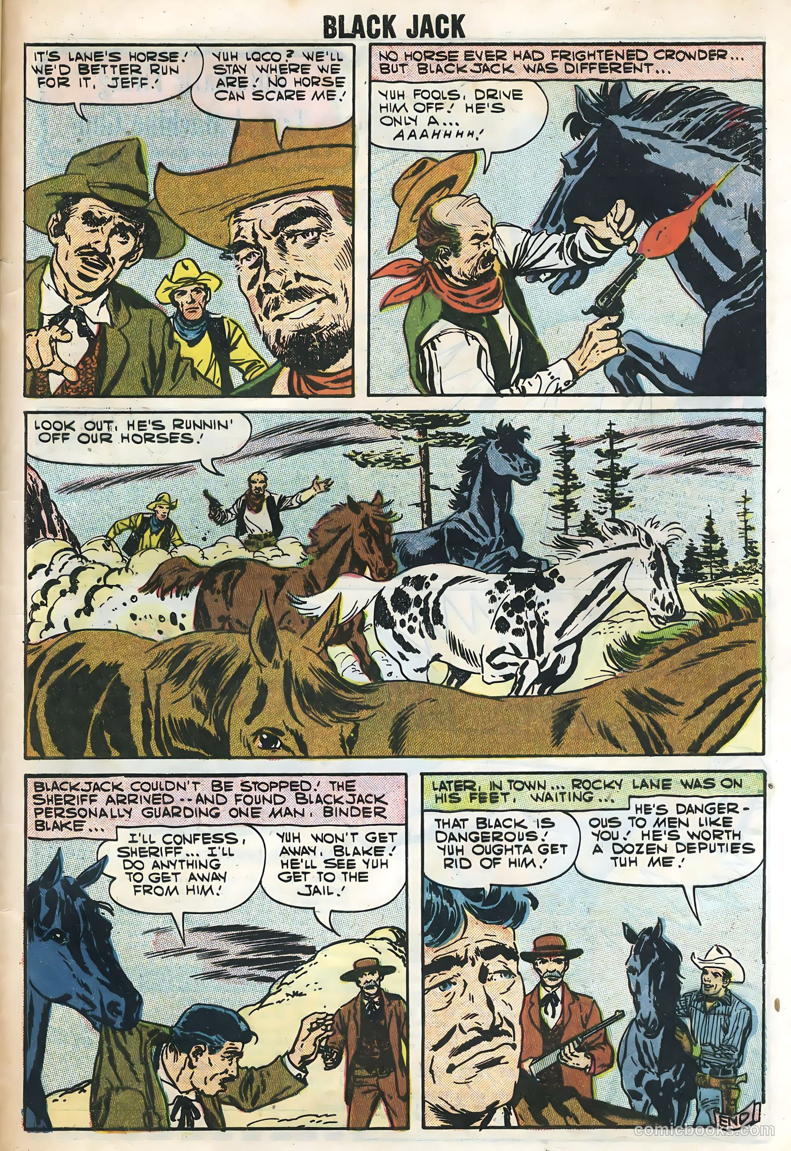 Rocky Lane's Black Jack #20 — page 33 of 36