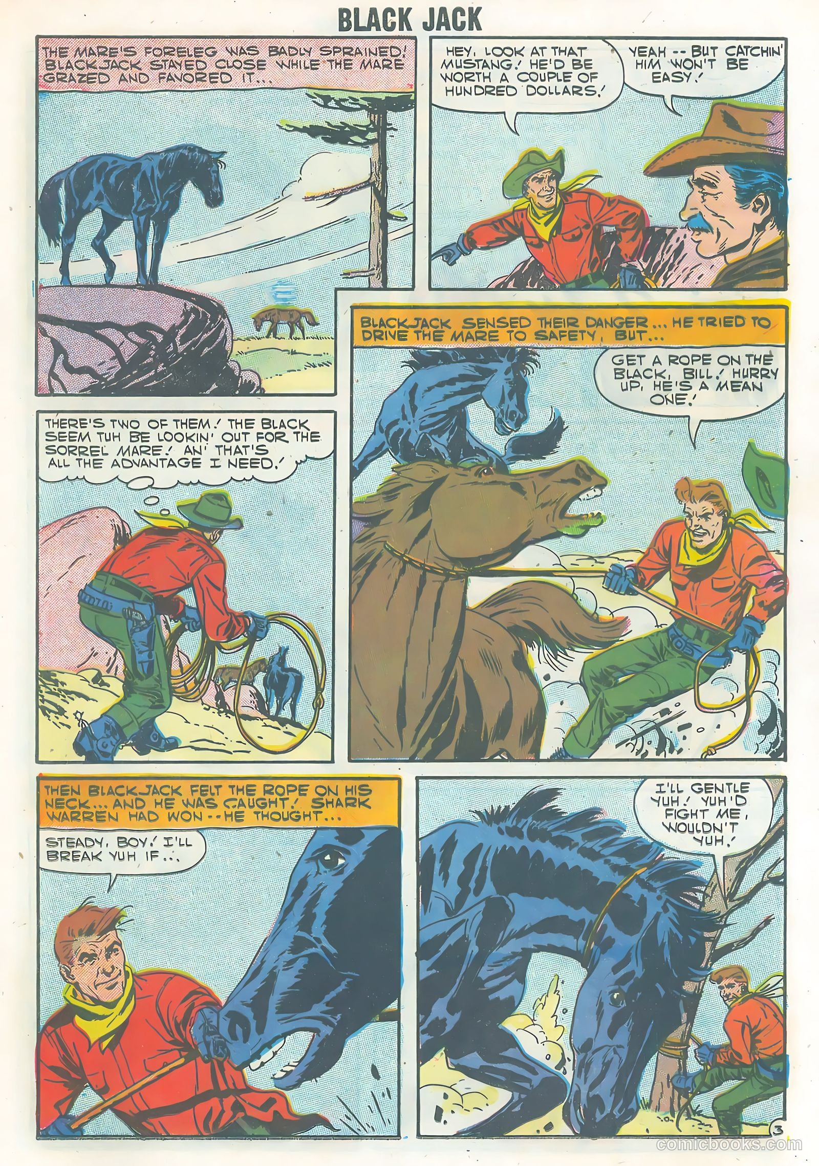 Rocky Lane's Black Jack #21 — page 17 of 36