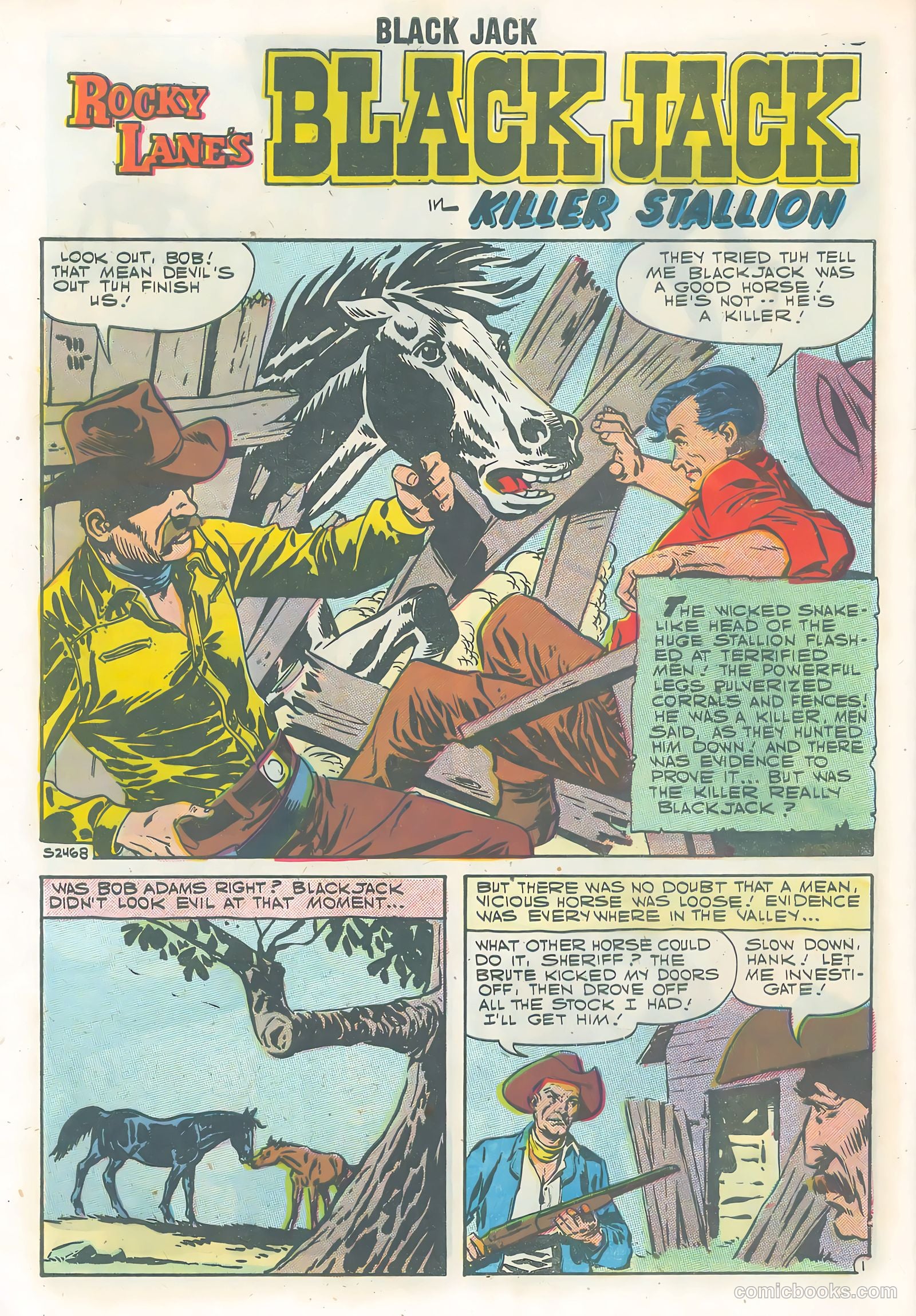 Rocky Lane's Black Jack #21 — page 28 of 36