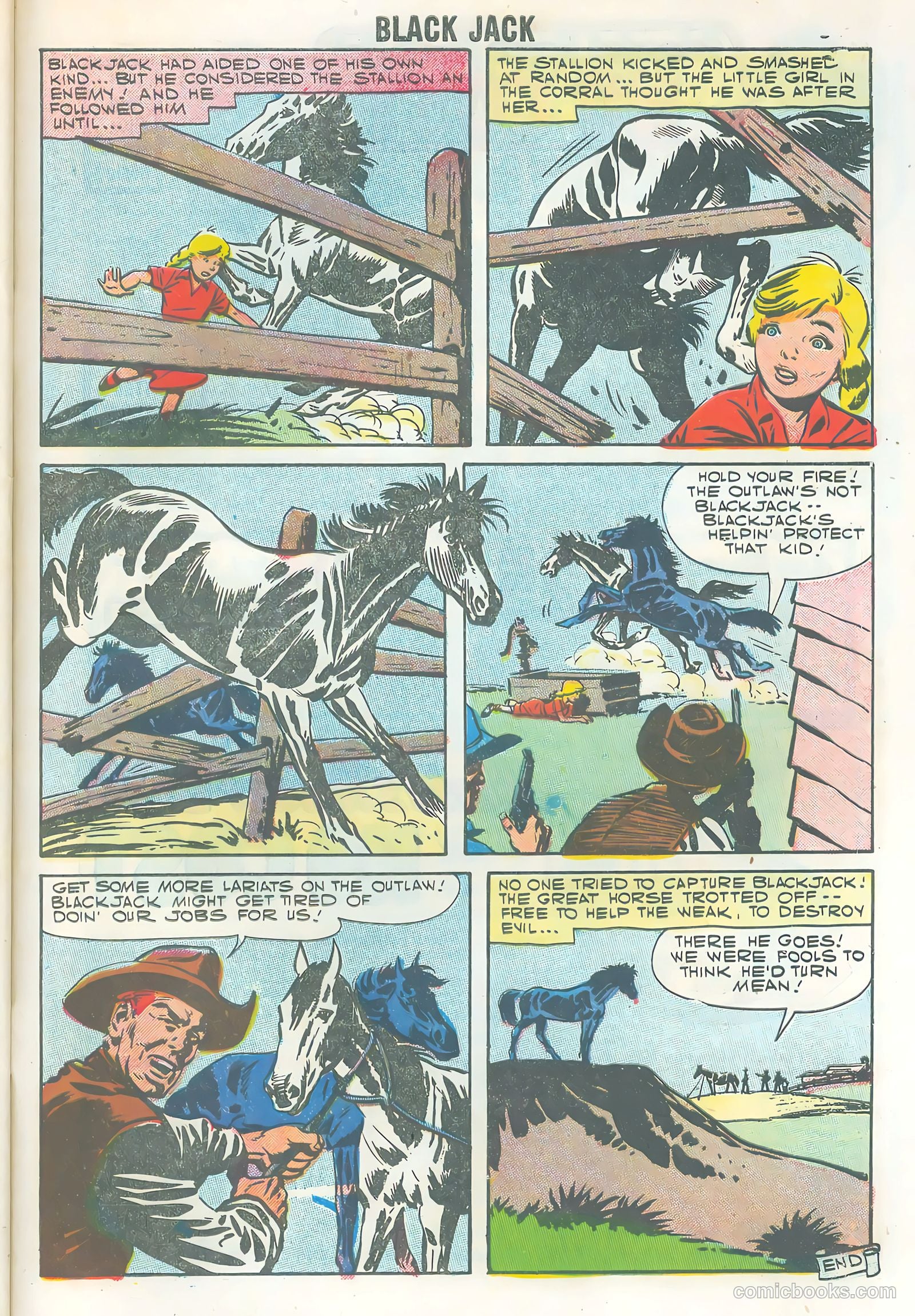 Rocky Lane's Black Jack #21 — page 33 of 36