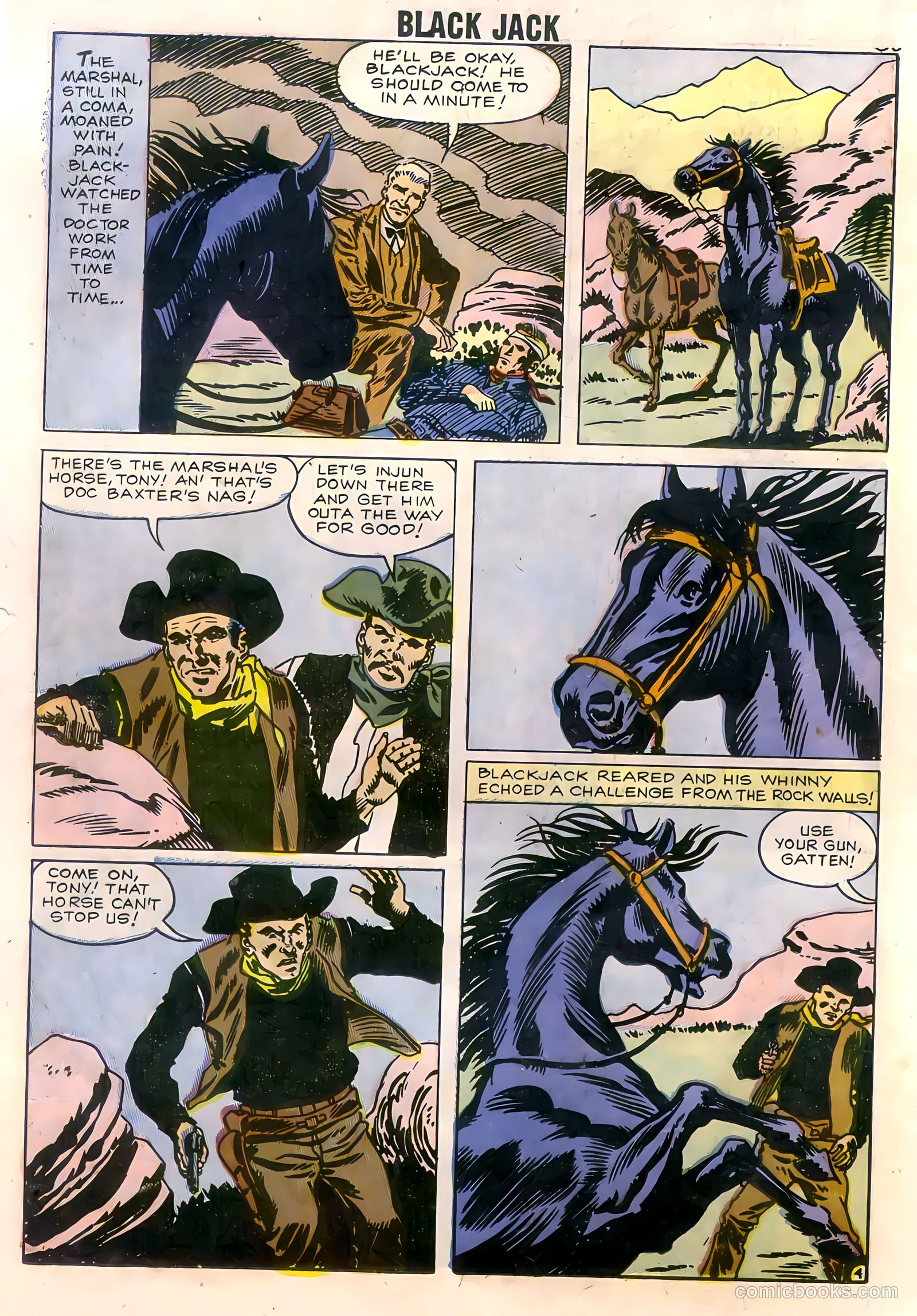 Rocky Lane's Black Jack #22 — page 32 of 66