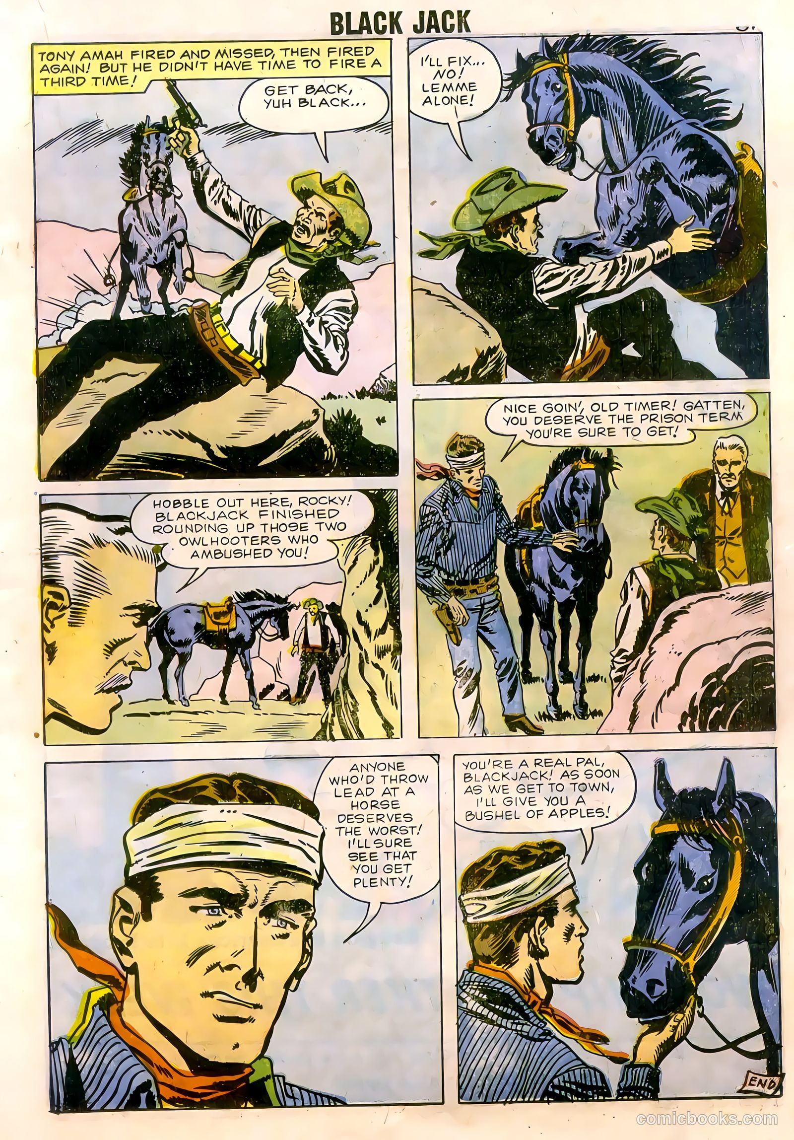 Rocky Lane's Black Jack #22 — page 33 of 66