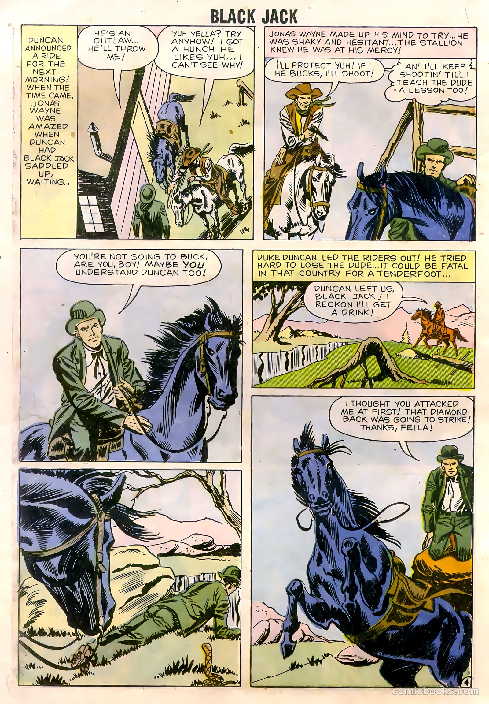 Rocky Lane's Black Jack #22 — page 46 of 66