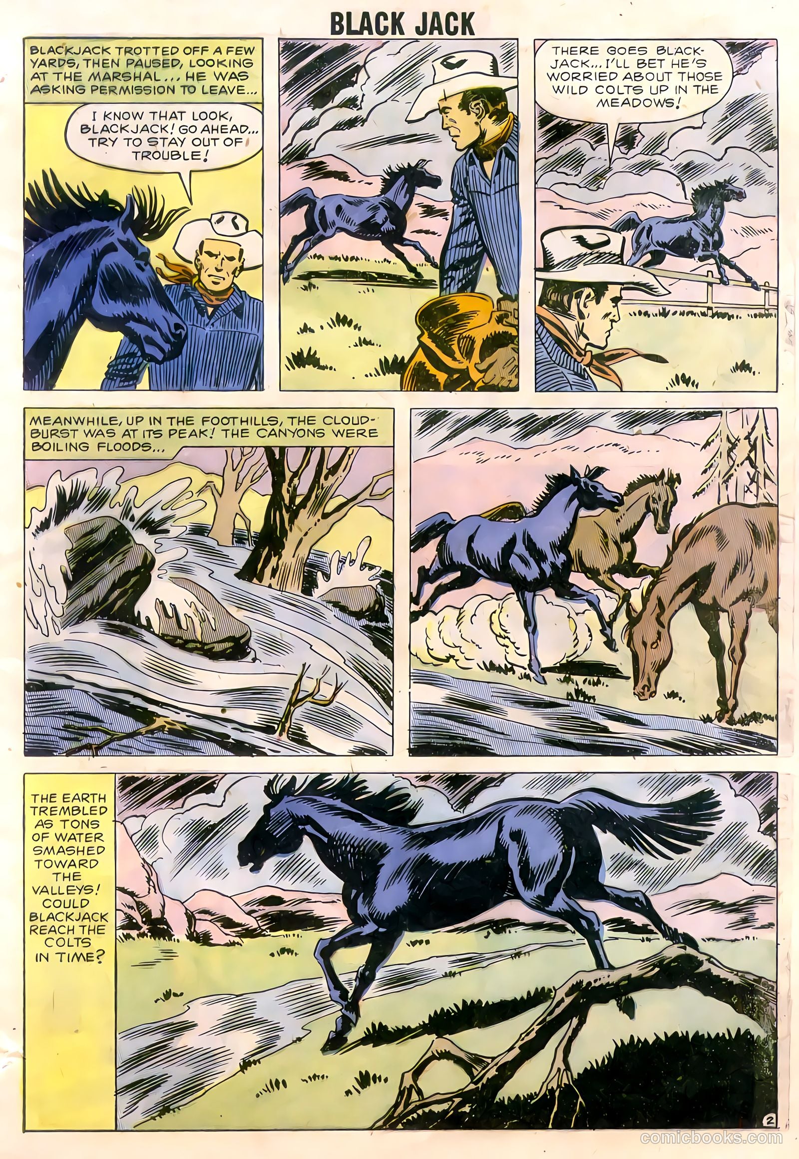 Rocky Lane's Black Jack #22 — page 55 of 66