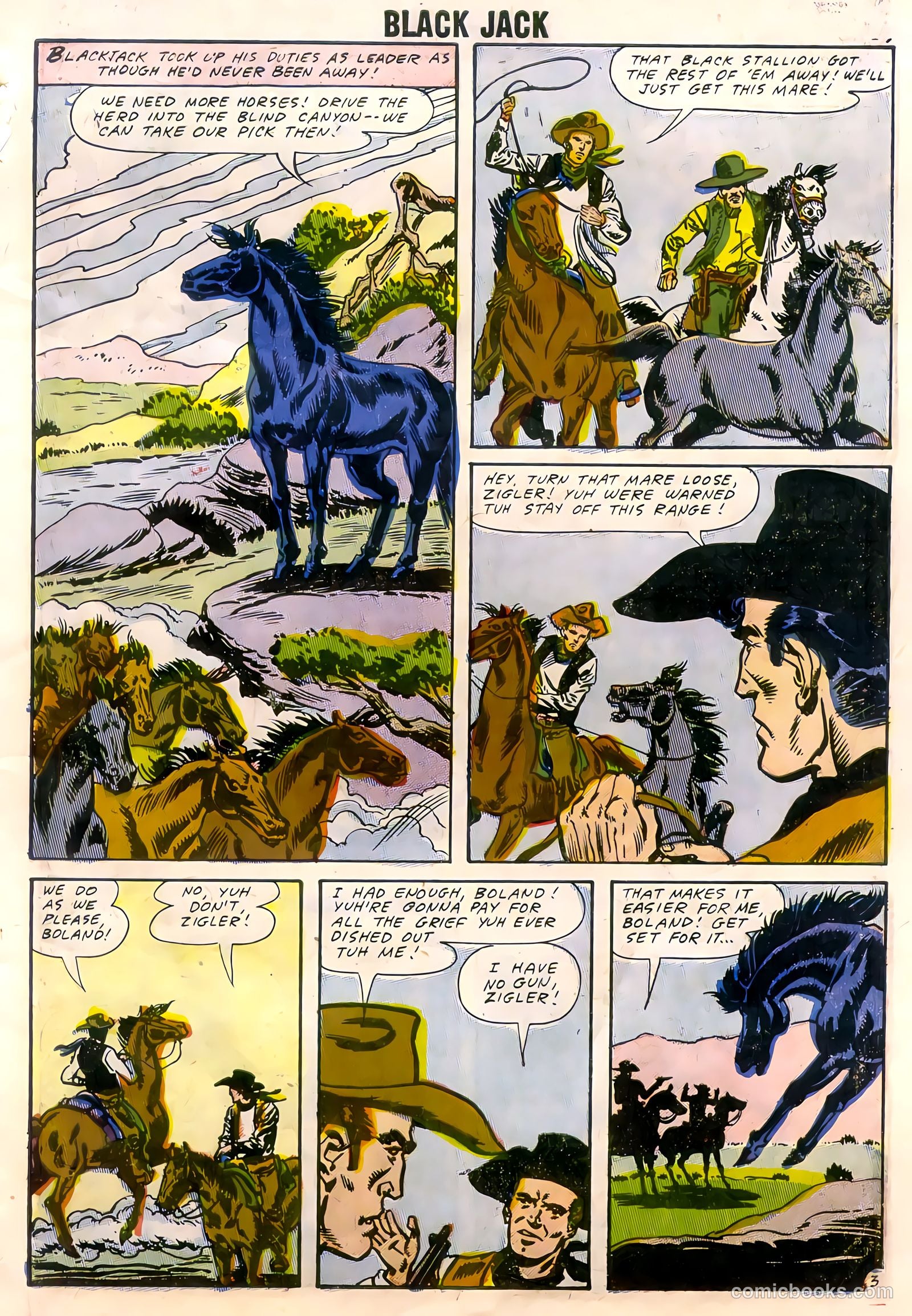 Rocky Lane's Black Jack #22 — page 61 of 66